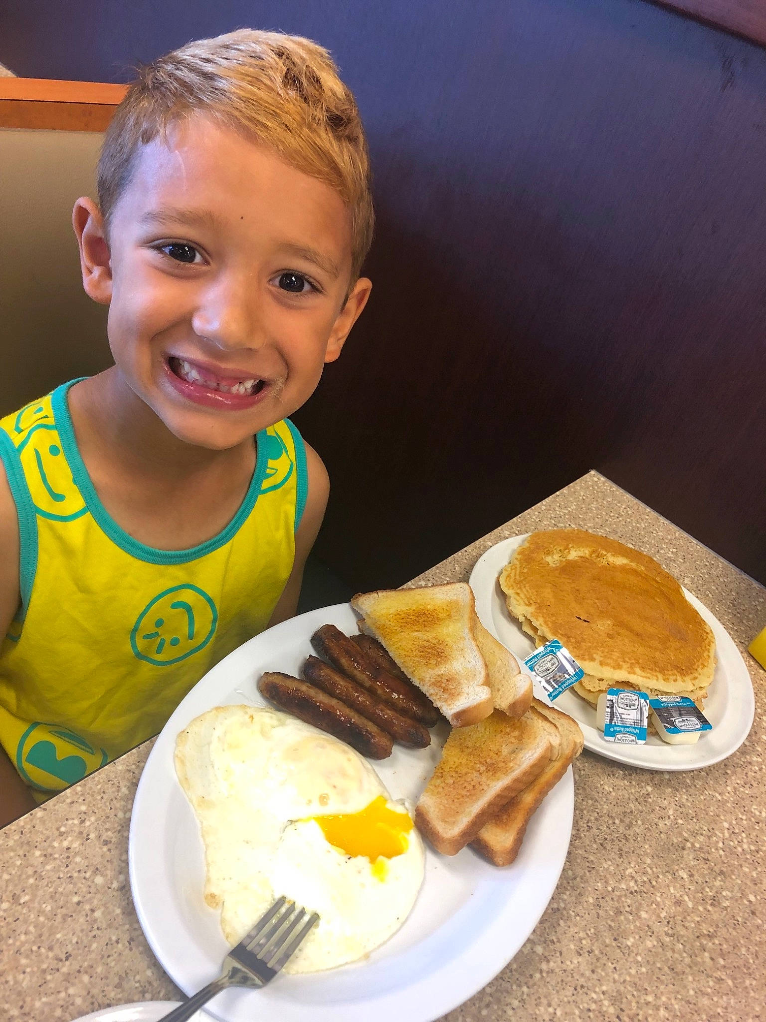 Isaiah joined the competition — help win amazing prizes! breakfast, brunch, child, cuisine, dish, eating, fast_food, food, ingredient, joy, junk_food, kids_meal, lunch, meal, person, toddler, vacation