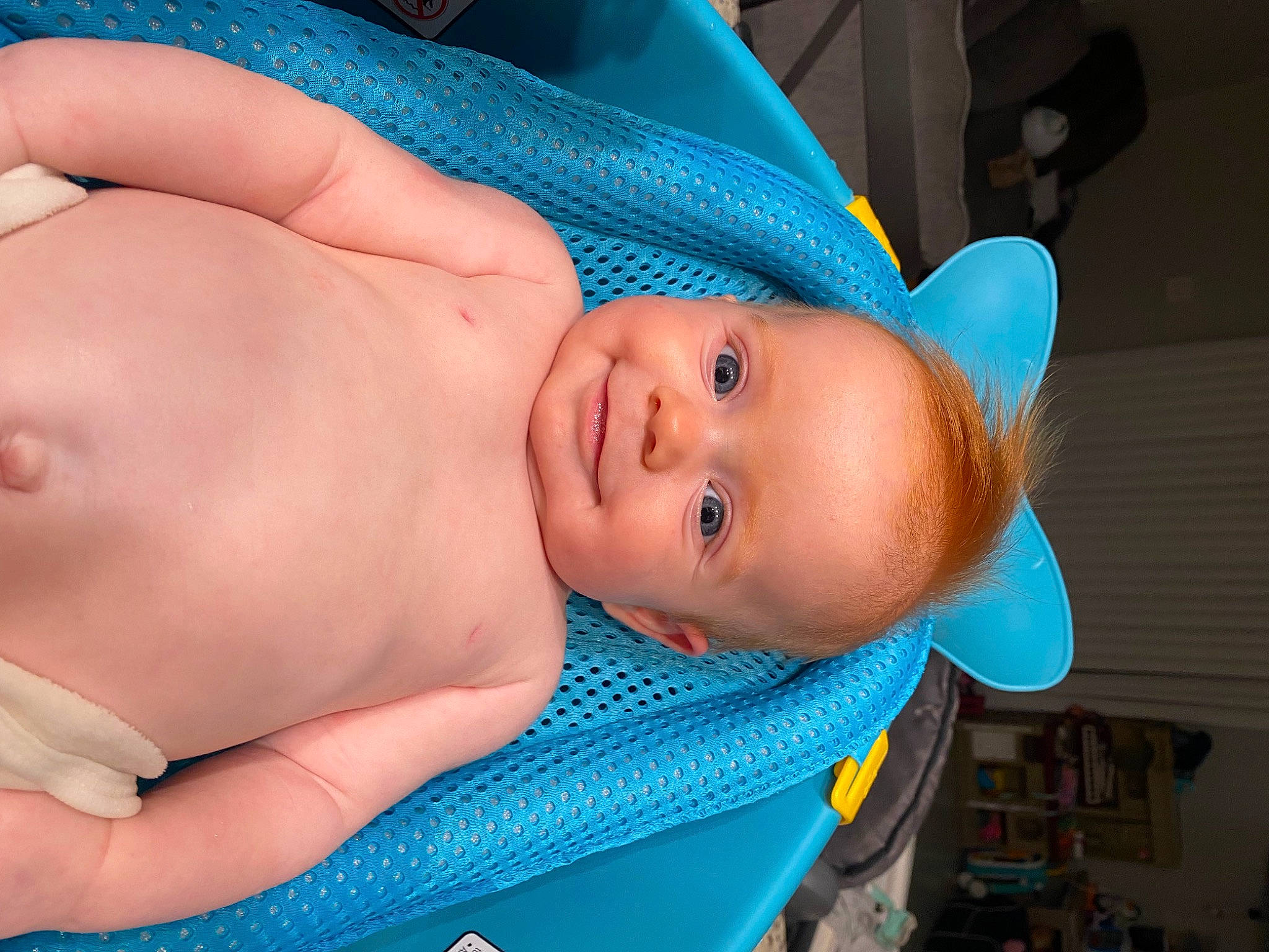 Mickey joined the competition — help win amazing prizes! baby, baby_products, baby_toddler_clothing, blue, cheek, chest, child, comfort, electric_blue, eyebrow, fashion_accessory, fun, happy, hat, human_body, iris, joy, leisure, mouth, person