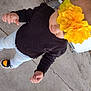 Kalaya joined the competition — help win amazing prizes! asphalt, carmine, child, concrete, finger, floor, flooring, flower, fun, hand, human_leg, knee, leg, orange, petal, road_surface, rose, sitting, walking_shoe, wood