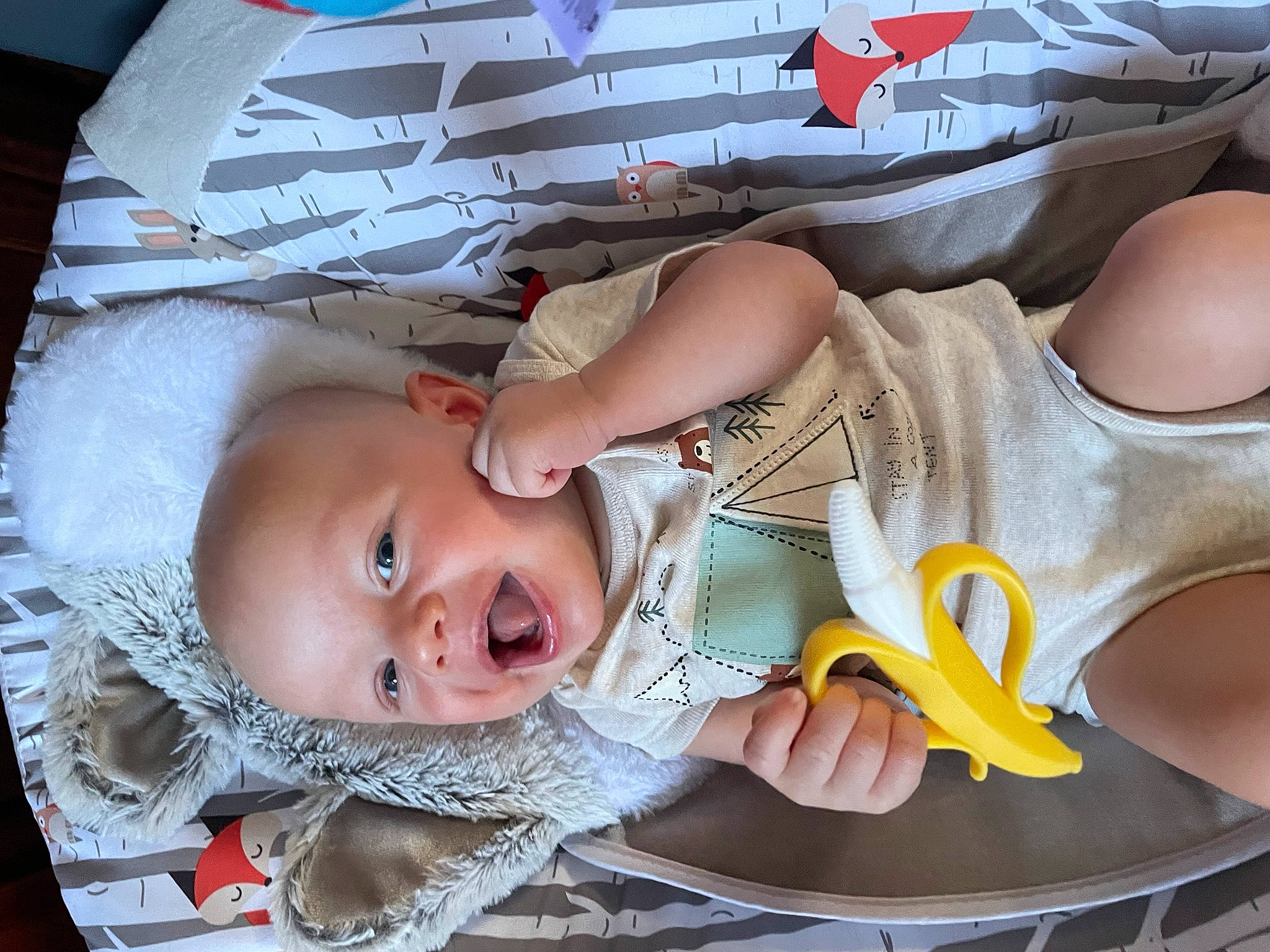 Travis is registered to the contest to win money with this photo: baby, baby_products, baby_safety, baby_toddler_clothing, cheek, child, comfort, facial_expression, finger, fun, happy, headgear, mouth, nose, organ, person, skin, smile, thumb, toddler