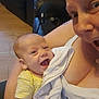 Jayden is registered to the contest to win money with this photo: accessories, baby, clothing, couch, cushion, earring, face, furniture, happy, head, homedecor, jewelry, laughing, necklace, newborn, person, photography, portrait, selfie, t_shirt
