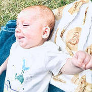 Jayden joined the competition — help win amazing prizes! baby, blanket, bodypart, clothing, face, finger, furniture, grass, hand, head, homedecor, newborn, person, photography, plant, portrait, quilt, sleeping, t_shirt, towel
