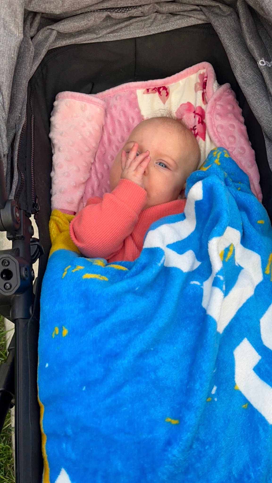 Juniper joined the competition — help win amazing prizes! baby, baby_carriage, baby_products, baby_safety, baby_sleeping, baby_toddler_clothing, bedtime, cheek, child, comfort, electric_blue, iris, linens, nap, person, room, sitting, skin, sleep, toddler