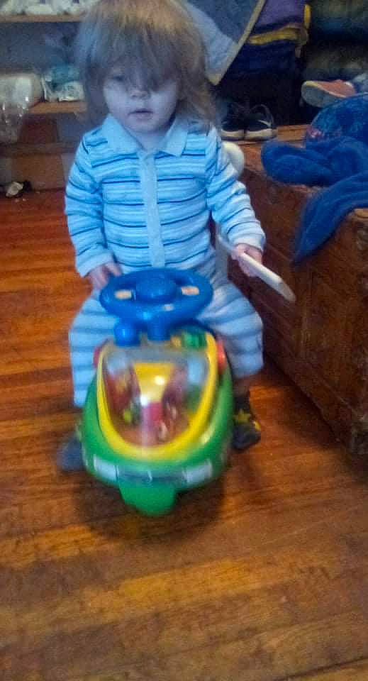 Thomas is registered to the contest to win money with this photo: baby, baby_products, baby_toddler_clothing, baby_toys, child, event, flooring, fun, happy, hardwood, head, holiday, person, play, purple, recreation, sitting, sweetness, toddler, toy