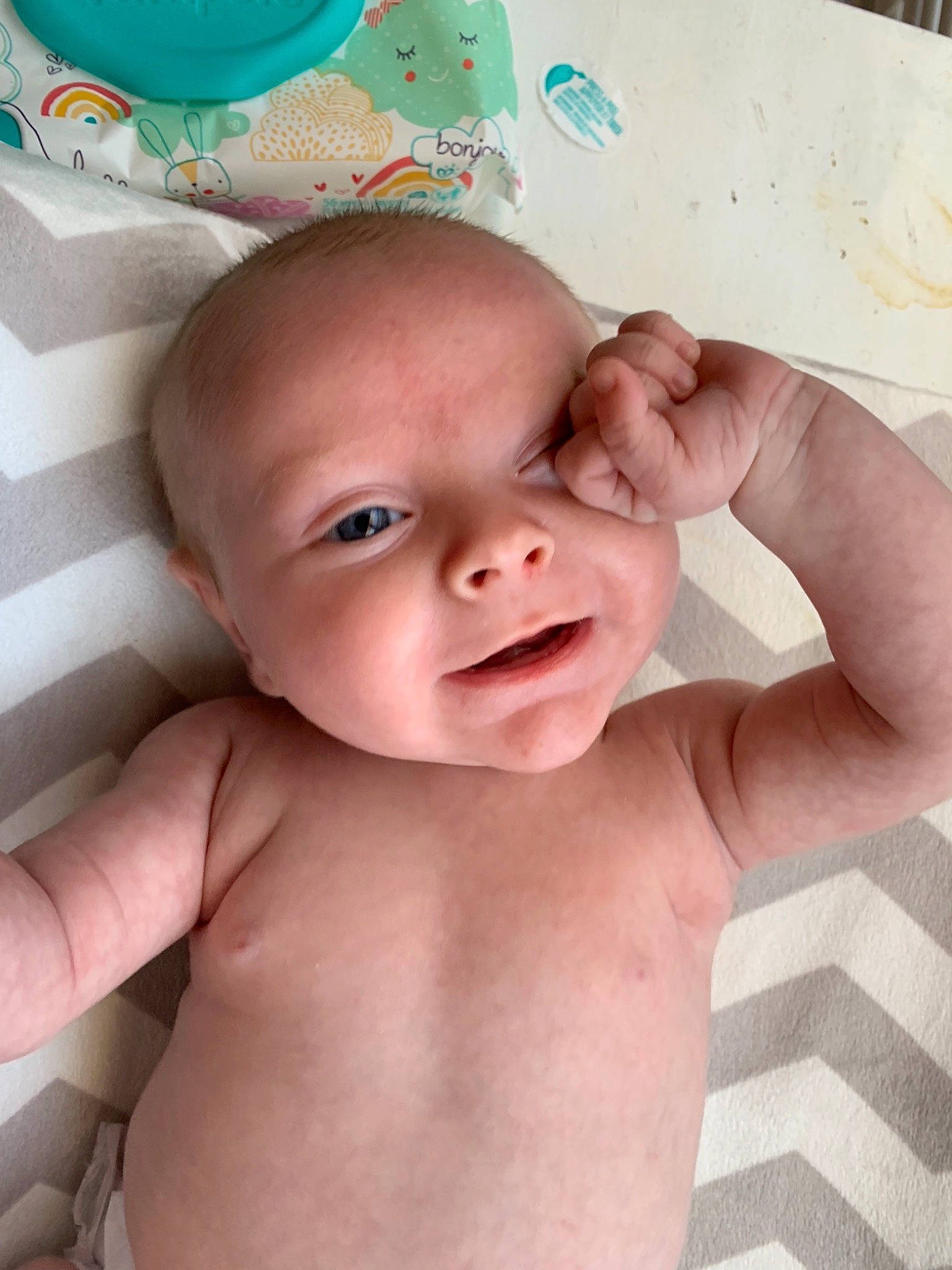 Logan joined the competition — help win amazing prizes! baby, cheek, child, chin, close_up, ear, eye, face, facial_expression, finger, forehead, hand, head, lip, mouth, muscle, nose, person, skin, smile