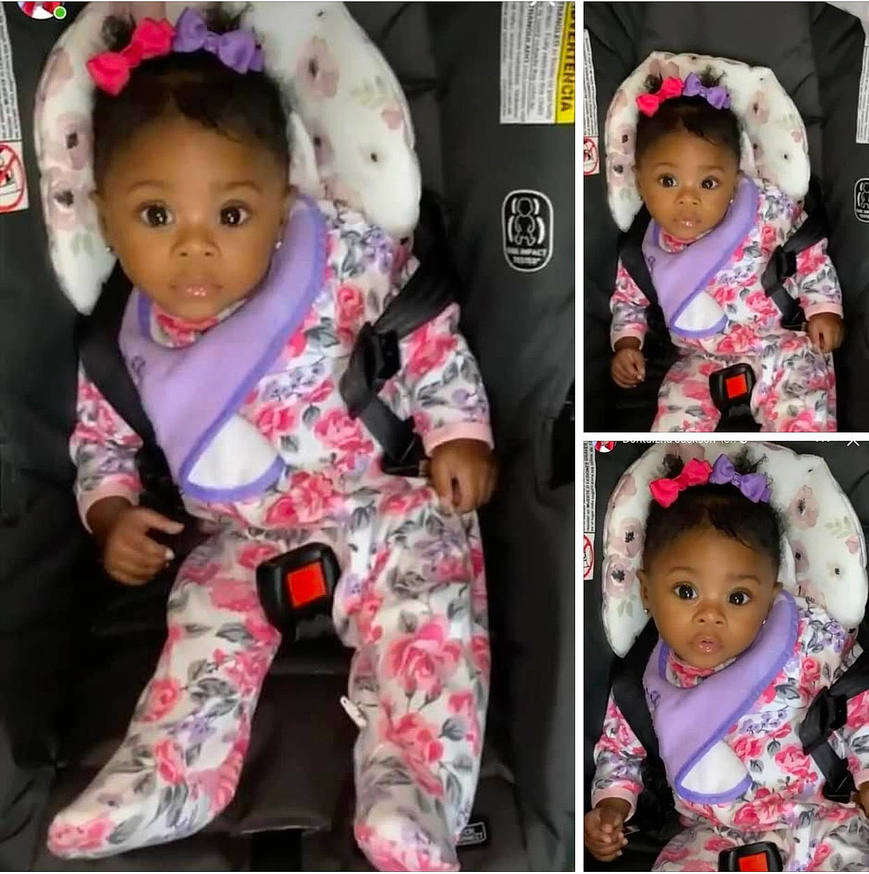 Jai Lani is registered to the contest to win money with this photo: baby_toddler_clothing, cheek, chin, clothing, eye, eyebrow, eyelash, face, facial_expression, fashion, hairstyle, head, neck, nose, outerwear, person, photograph, pink, skin, sleeve