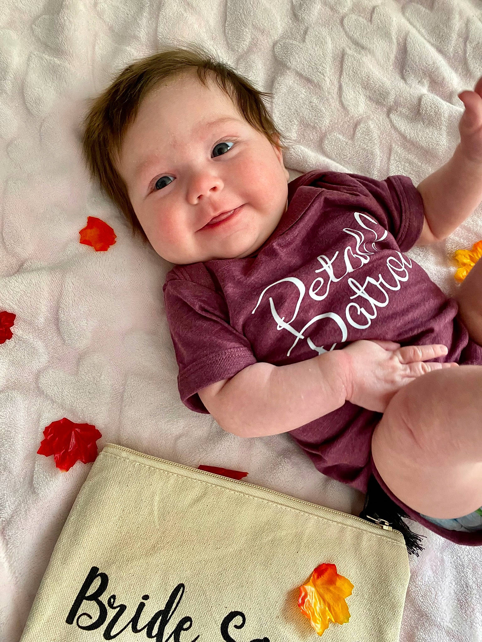 Macey joined the competition — help win amazing prizes! baby, baby_toddler_clothing, beauty, cheek, child, comfort, design, face, facial_expression, happy, linens, pattern, person, pink, product, skin, sleeve, smile, t_shirt, textile