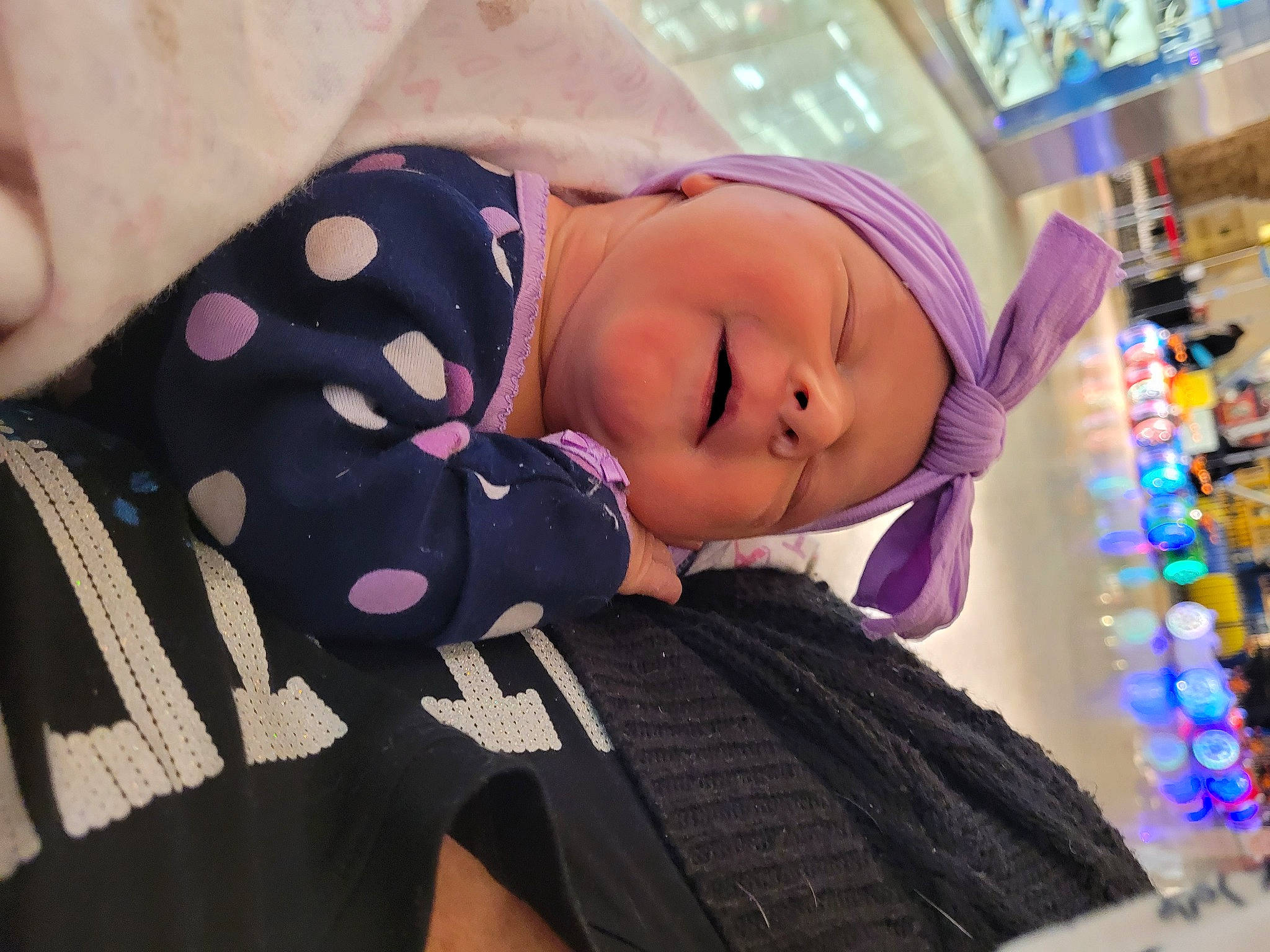 Lila joined the competition — help win amazing prizes! baby, baby_products, baby_toddler_clothing, cheek, child, comfort, eyelash, headwear, lip, person, skin, toddler, violet