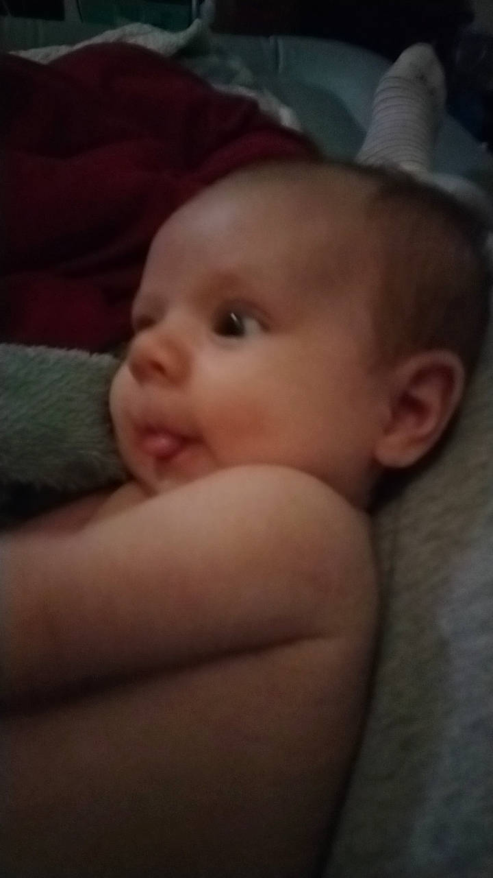 Oaklynn is registered to the contest to win money with this photo: abdomen, baby, baby_toddler_clothing, cheek, chest, child, comfort, ear, eyebrow, eyelash, flash_photography, flesh, fun, hair, happy, nose, person, portrait_photography, skin, thumb