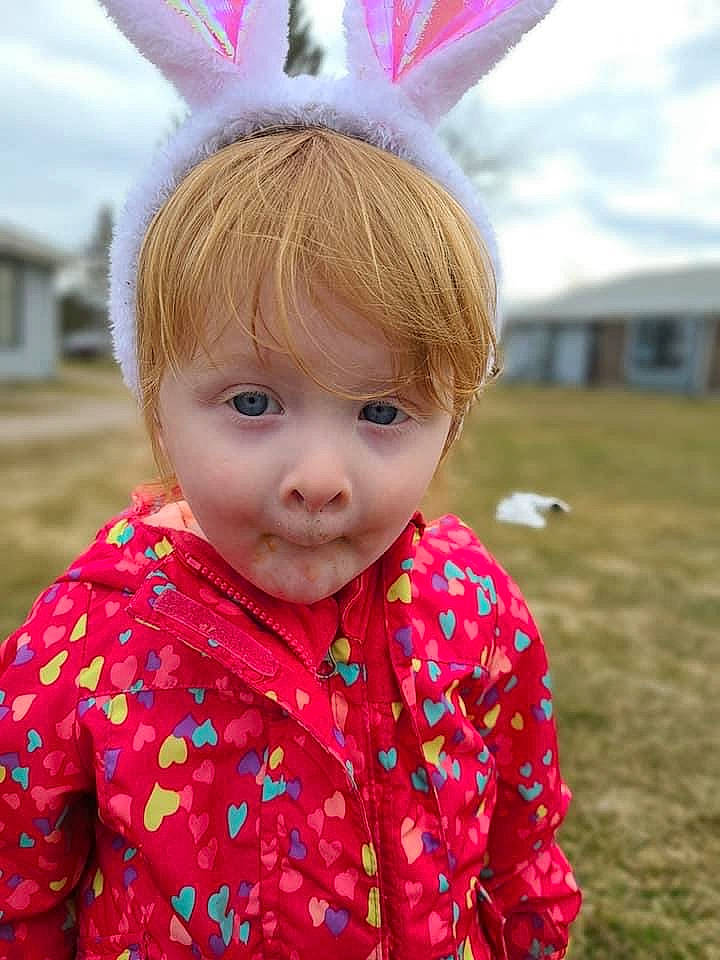 Willow joined the competition — help win amazing prizes! baby_toddler_clothing, blond, child, costume_hat, event, face, fun, grass, hair, hairstyle, happy, headpiece, lip, magenta, organ, outerwear, people_in_nature, person, pink, skin