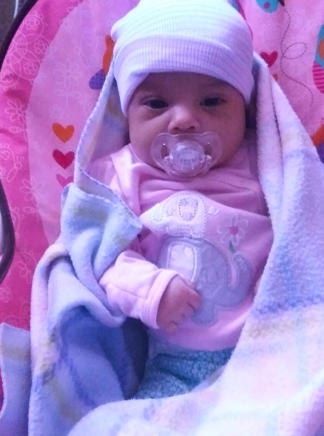 Annaleigh joined the competition — help win amazing prizes! baby, child, headwear, lavender, lilac, person, pink, purple, toddler