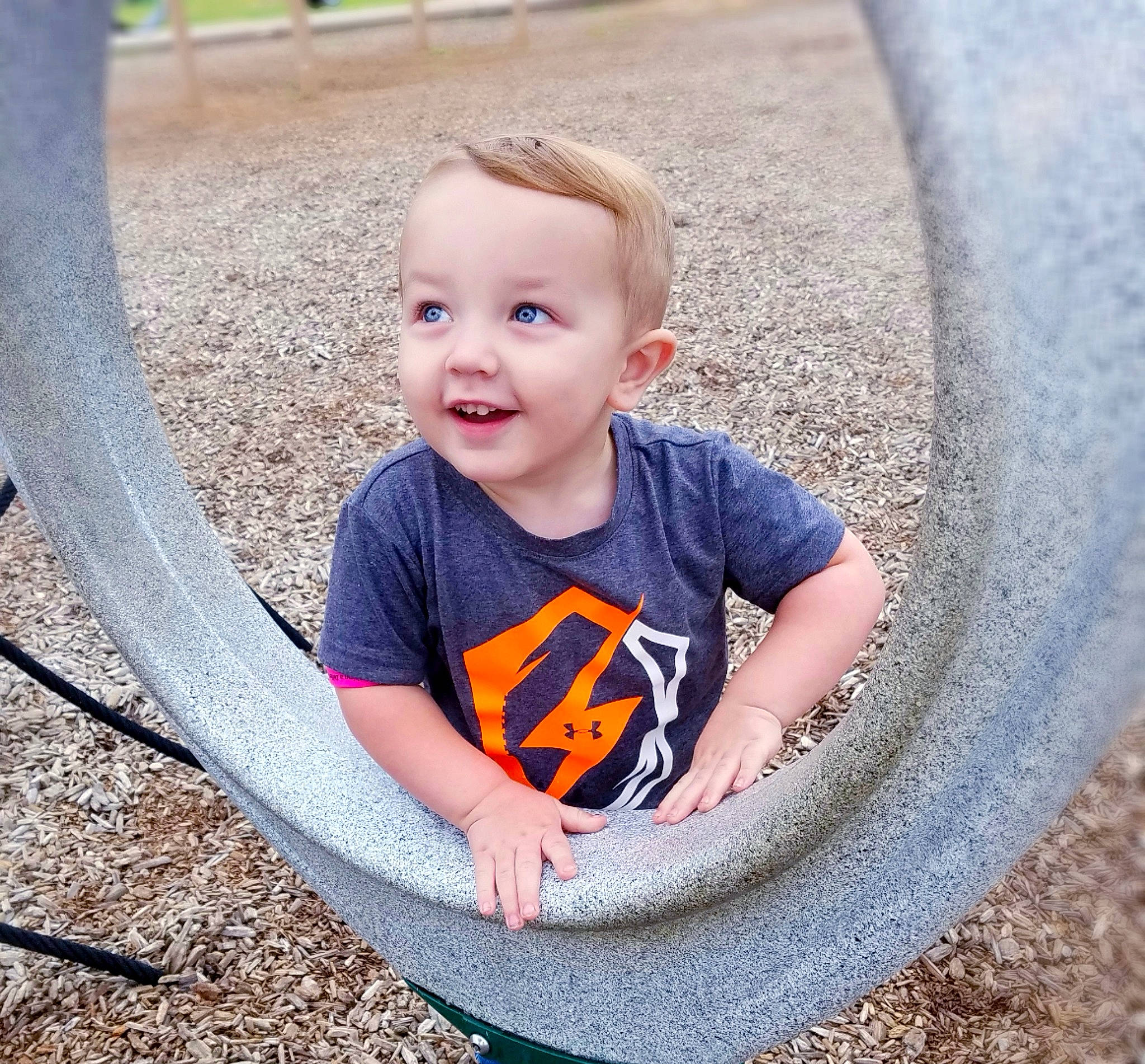 Titan is registered to the contest to win money with this photo: boy, child, day, fun, happiness, infant, material, person, play, product, smile, toddler, vacation