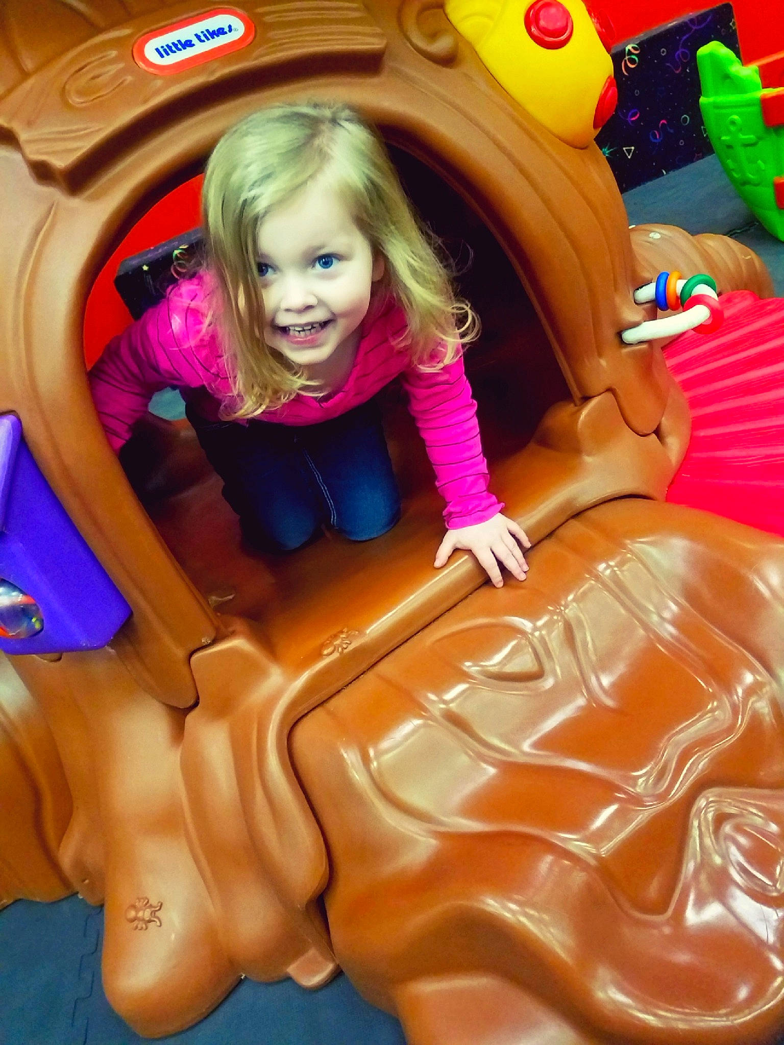 Larissa joined the competition — help win amazing prizes! blond, child, fun, girl, human_hair_color, joy, mouth, person, play, product, smile, toddler, toy