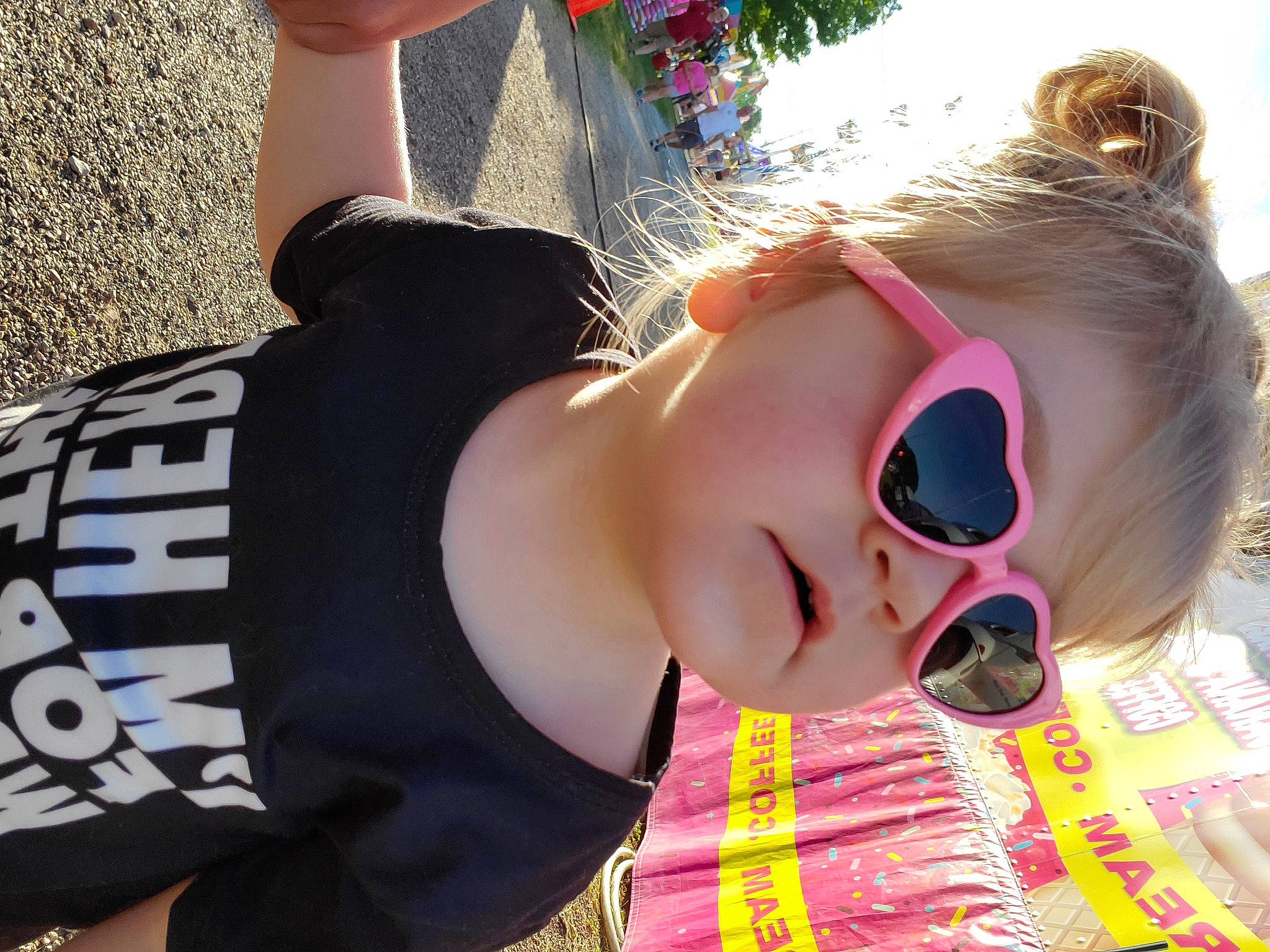 Lila joined the competition — help win amazing prizes! cool, eyelash, eyewear, facial_expression, fun, glasses, goggles, grass, happy, leisure, lip, mammal, person, personal_protective_equipment, pink, plant, summer, sunglasses, vision_care, water