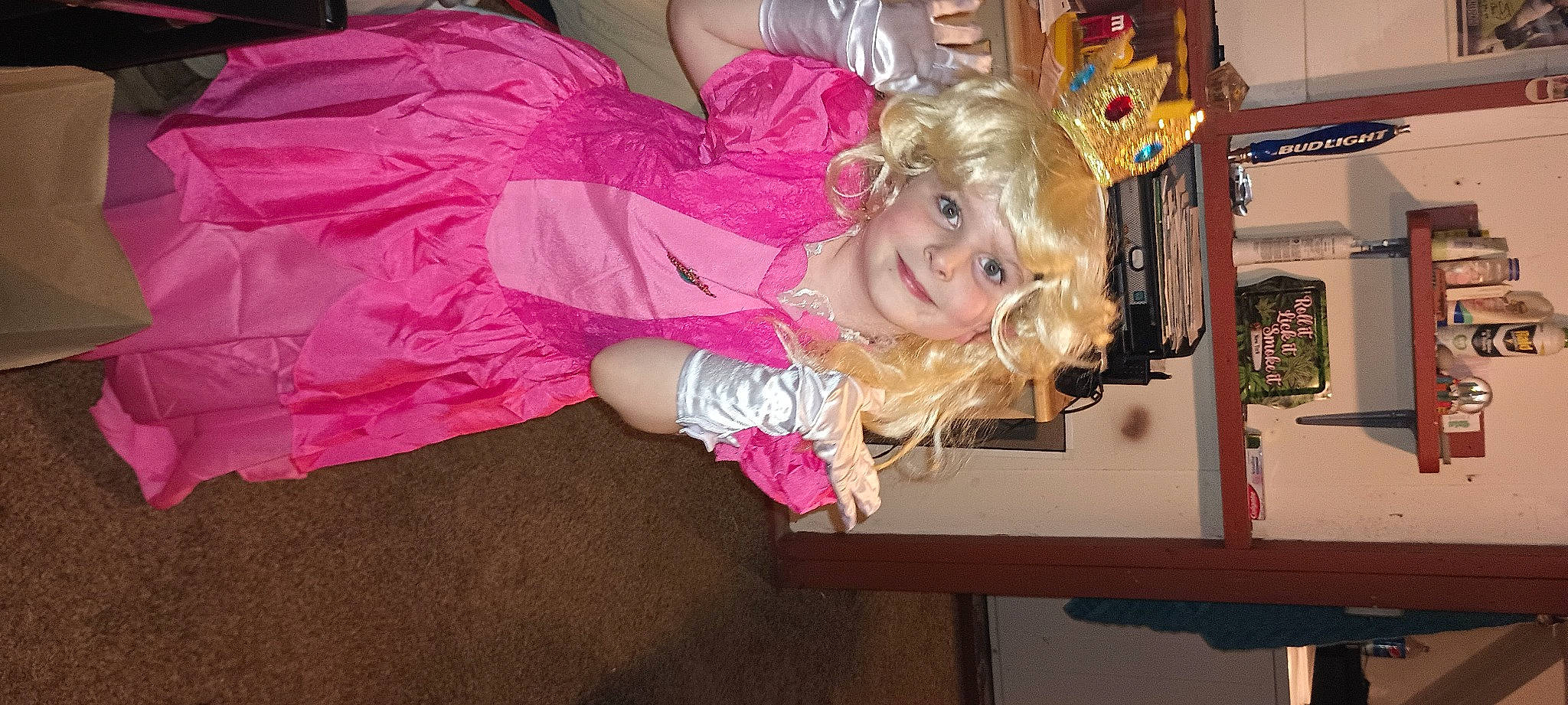 Kahli joined the competition — help win amazing prizes! baby_toddler_clothing, embellishment, event, fun, happy, joy, magenta, makeover, person, pink, room, smile, toddler