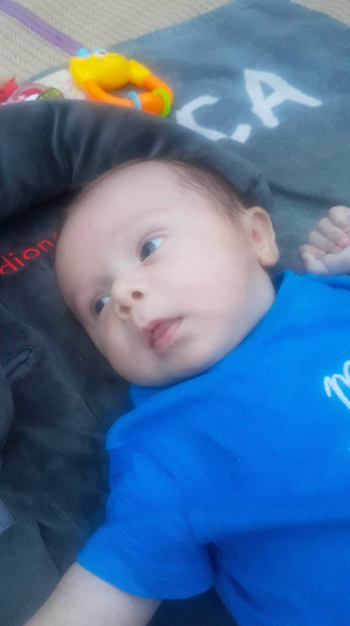 Juliyan participe au concours pour gagner de l'argent avec cette photo : baby, cheek, child, chin, eye, face, forehead, head, iris, leisure, lip, mouth, nose, person, play, skin, toddler