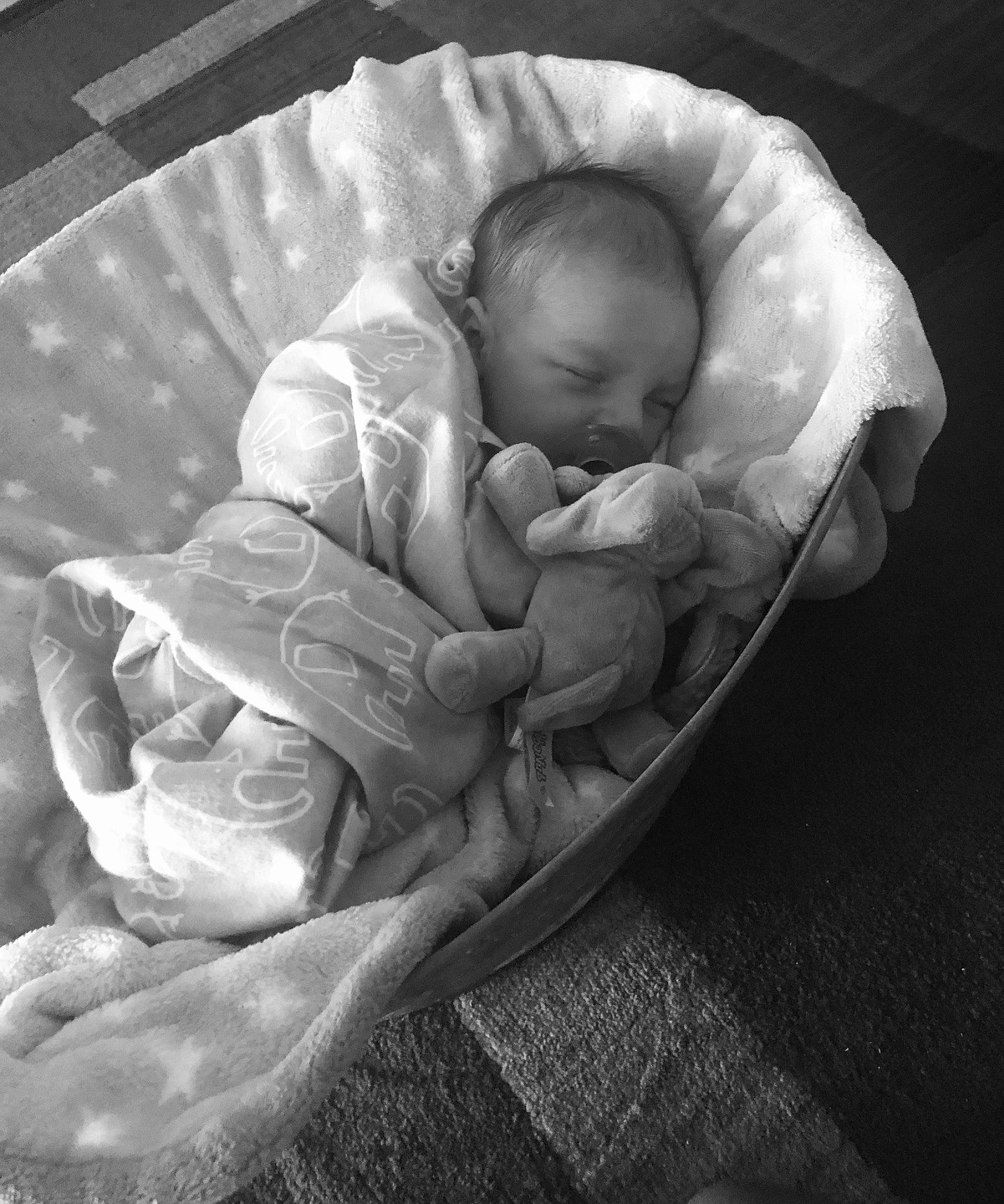 Joziah joined the competition — help win amazing prizes! baby, baby_products, baby_sleeping, birth, black_and_white, child, childbirth, comfort, infant_bed, nap, person, product, sleep