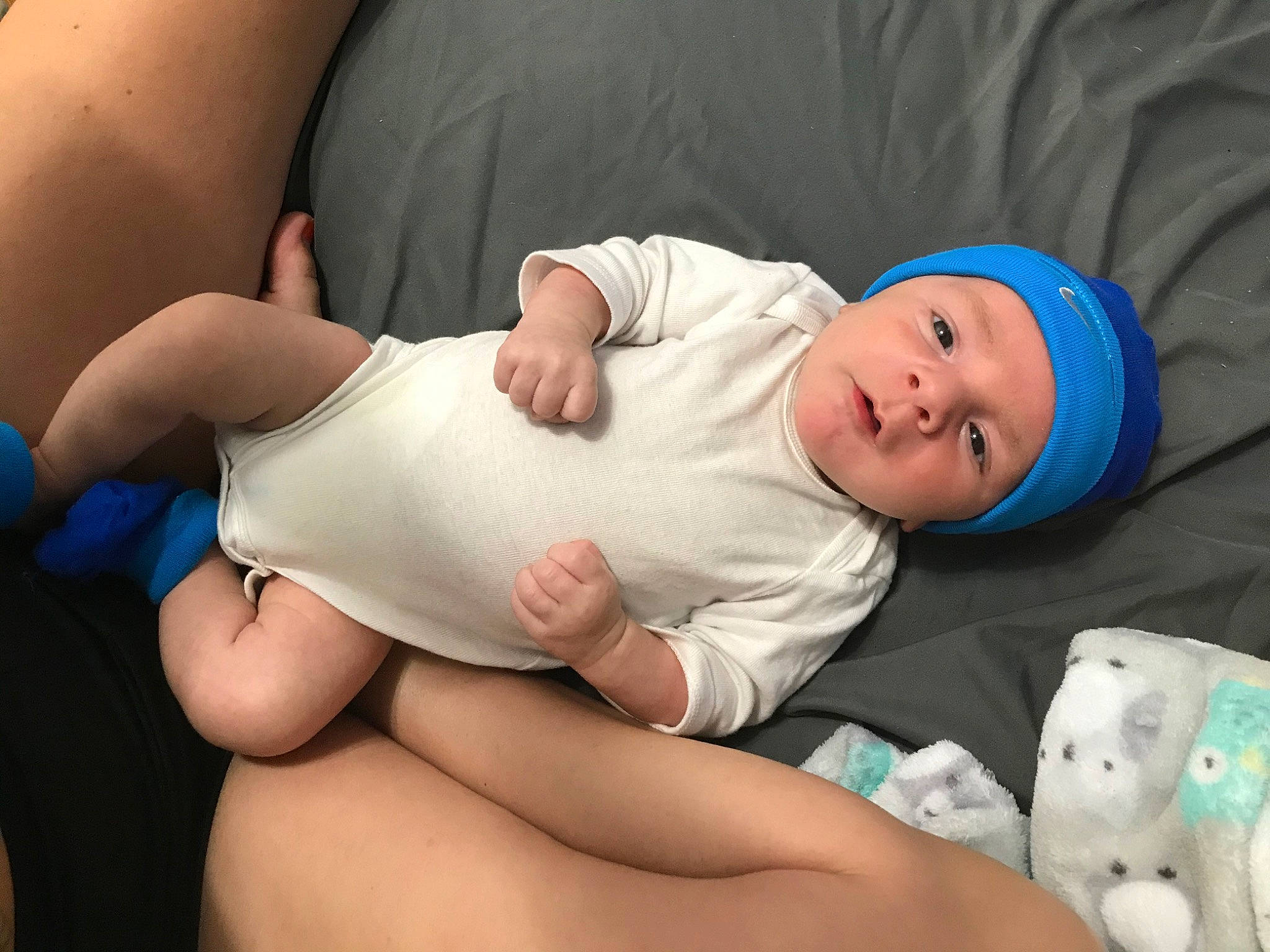 Joziah joined the competition — help win amazing prizes! arm, baby, birth, child, finger, foot, hand, headwear, leg, mouth, person, sole, thigh, toddler