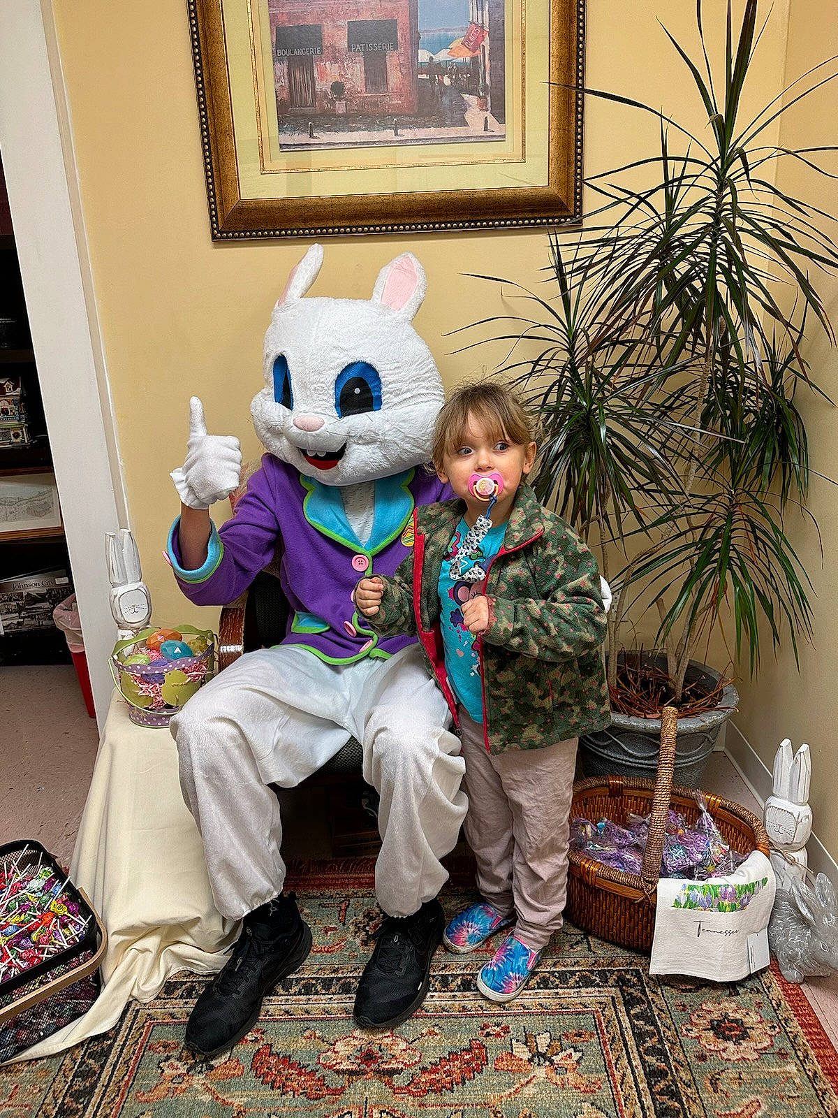 Rose joined the competition — help win amazing prizes! bag, child, event, fictional_character, flooring, flowerpot, fun, happy, houseplant, leisure, living_room, luggage_and_bags, person, picture_frame, plant, room, sitting, stuffed_toy, toddler, toy