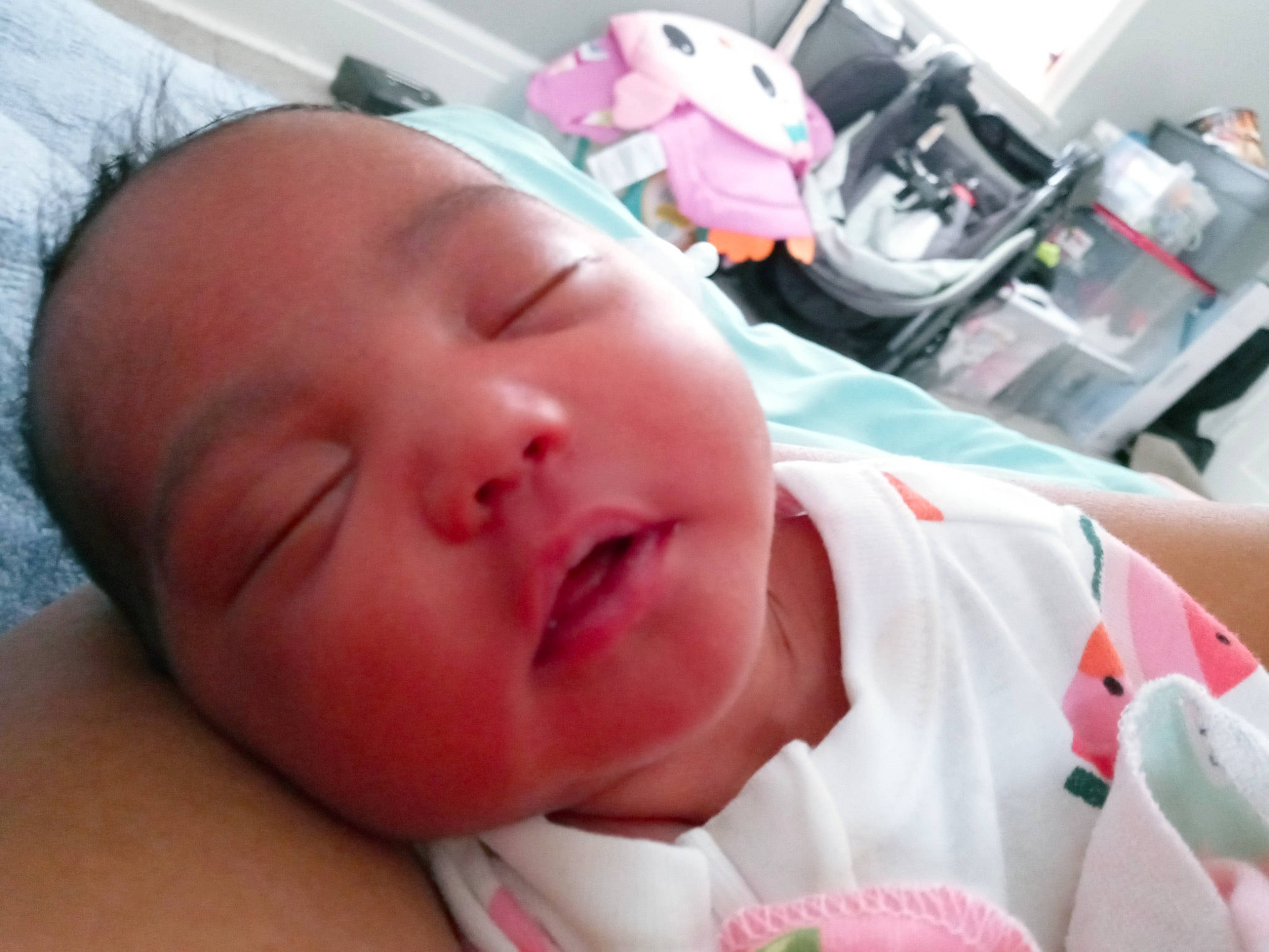 Aria joined the competition — help win amazing prizes! baby, baby_toddler_clothing, bedtime, cheek, child, chin, comfort, ear, eyebrow, eyelash, face, happy, lip, mouth, nap, nose, person, pink, skin, thumb