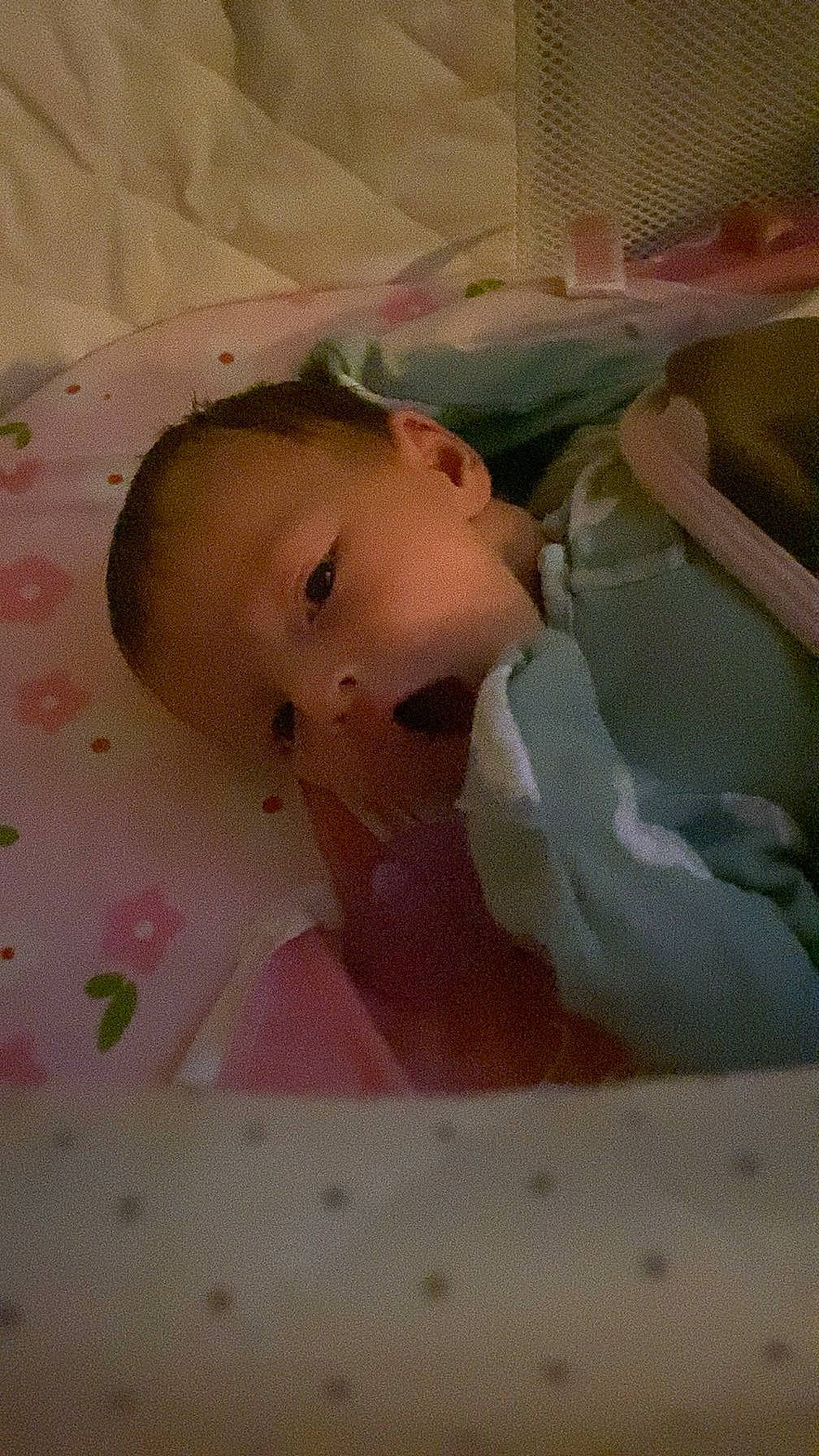 River is registered to the contest to win money with this photo: baby, baby_products, baby_safety, baby_toddler_clothing, bathing, cheek, chest, child, comfort, ear, eyelash, infant_bed, linens, lip, person, plastic, product, room, skin, smile