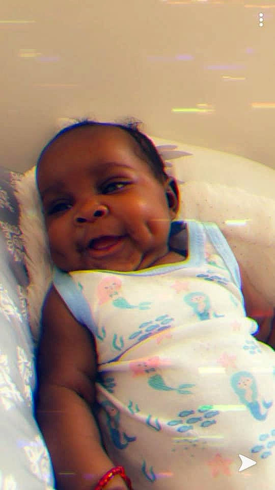 Lailani joined the competition — help win amazing prizes! baby, birth, cheek, child, eye, face, happy, head, iris, lip, mouth, nose, person, skin, smile, toddler