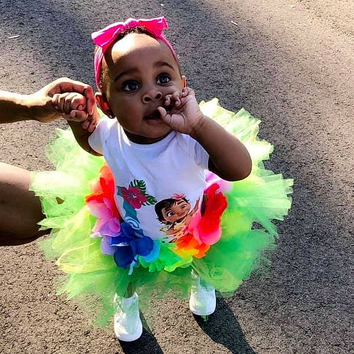 Lailani joined the competition — help win amazing prizes! baby, baby_toddler_clothing, ballet_tutu, child, cool, costume, dress, fun, happy, person, photography, plant, play, product, smile, toddler