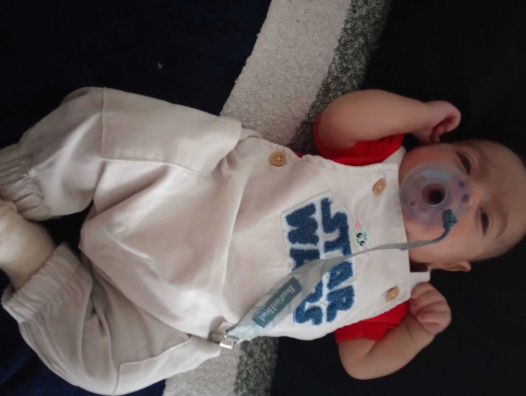 Asher joined the competition — help win amazing prizes! baby, baby_toddler_clothing, carmine, chest, child, elbow, finger, gesture, hand, head, human_body, human_leg, joint, leg, nail, person, sleeve, textile, thumb, toddler