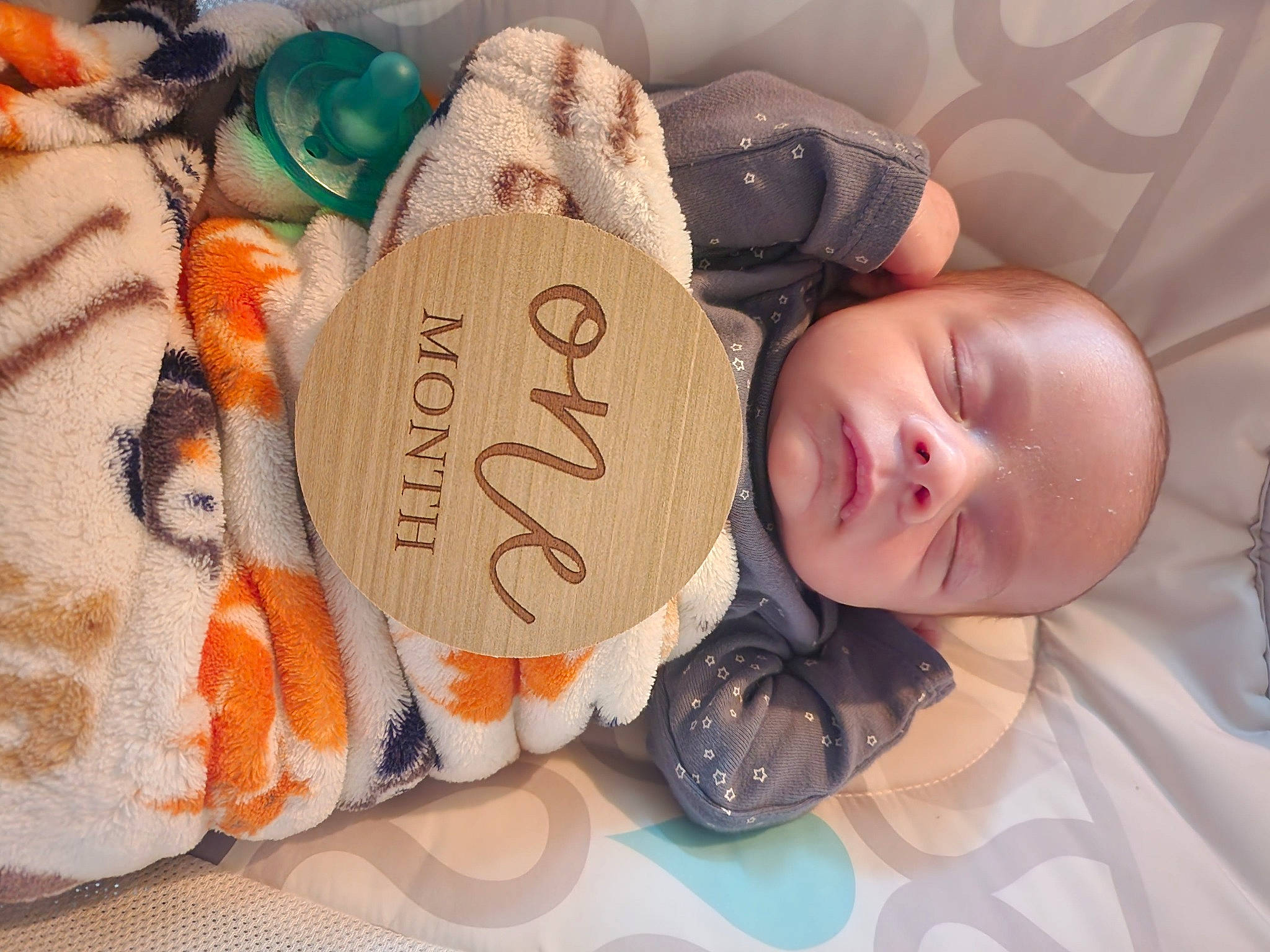 Kash is registered to the contest to win money with this photo: baby, baby_products, baby_sleeping, baby_toddler_clothing, bed, bedding, bedtime, cheek, child, comfort, linens, mammal, nap, orange, person, room, stuffed_toy, textile, toddler, toy