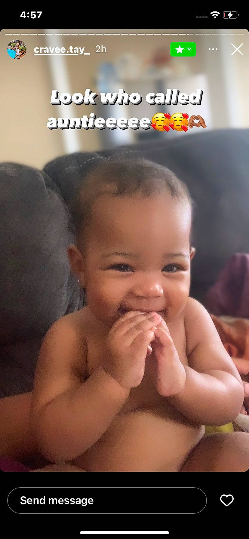 Rylee joined the competition — help win amazing prizes! cheek, chin, ear, eye, eyebrow, eyelash, facial_expression, forehead, hair, hairstyle, hand, happy, human, human_body, lip, mouth, muscle, nose, person, skin