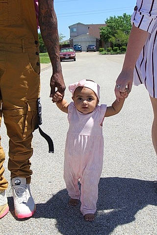 Lively joined the competition — help win amazing prizes! child, footwear, fun, gesture, headwear, holding_hands, leg, person, shoe, toddler, walking