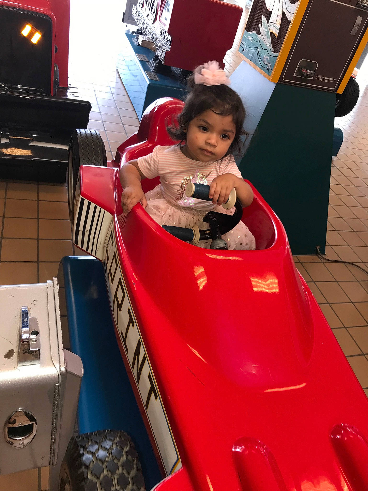 Mia Annalee  is registered to the contest to win money with this photo: child, fun, person, play, recreation, vehicle