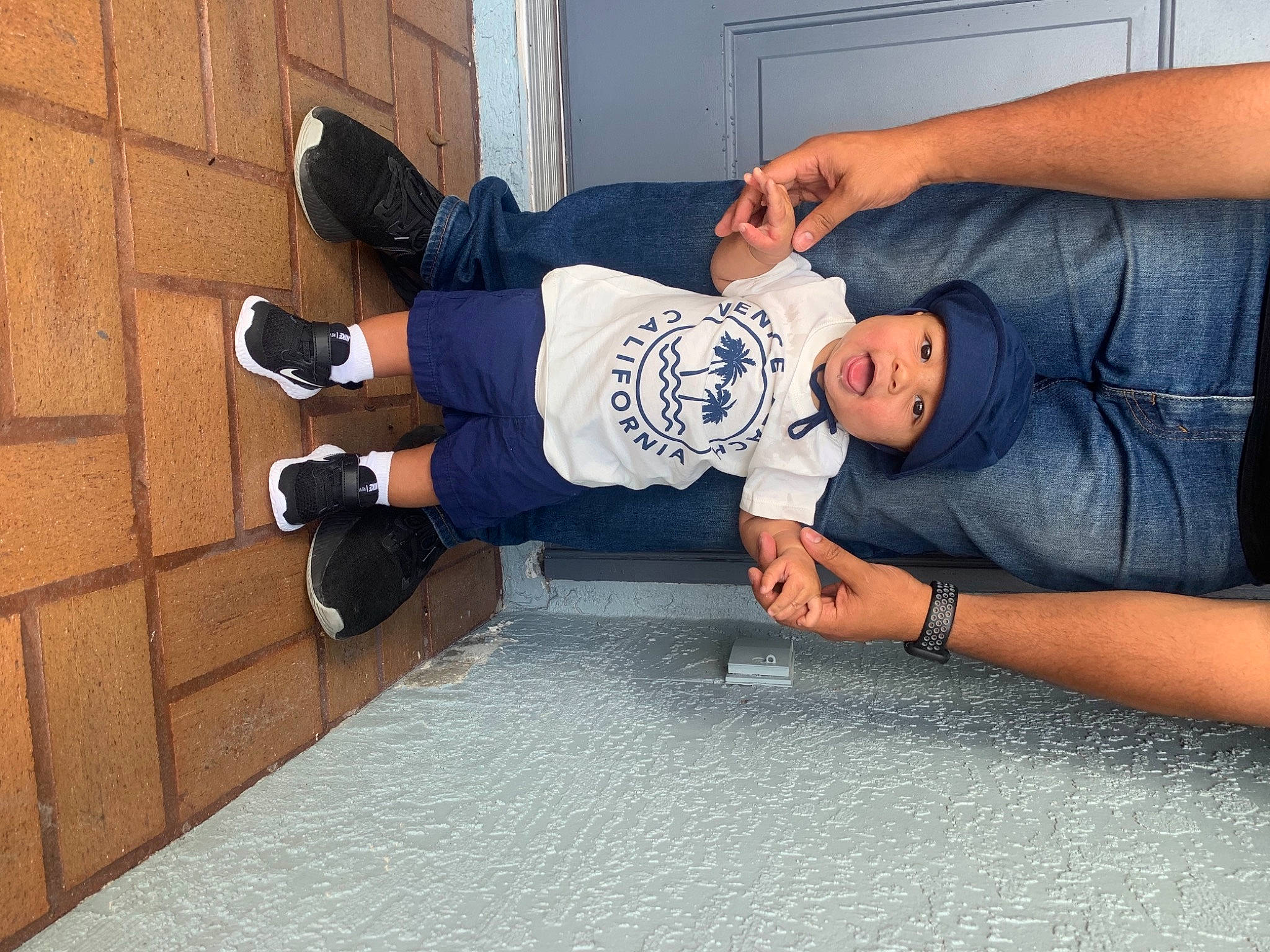 Isaac joined the competition — help win amazing prizes! cool, denim, elbow, flooring, footwear, headwear, human_leg, jeans, joint, knee, outdoor_shoe, person, shoe, shorts, sneakers, sock, sportswear, street_fashion, t_shirt, thigh