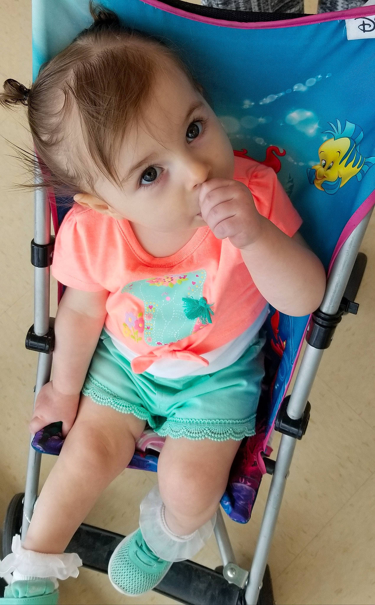 Raeleigh is registered to the contest to win money with this photo: baby, baby_carriage, baby_products, beauty, cheek, child, person, play, product, sitting, skin, smile, toddler