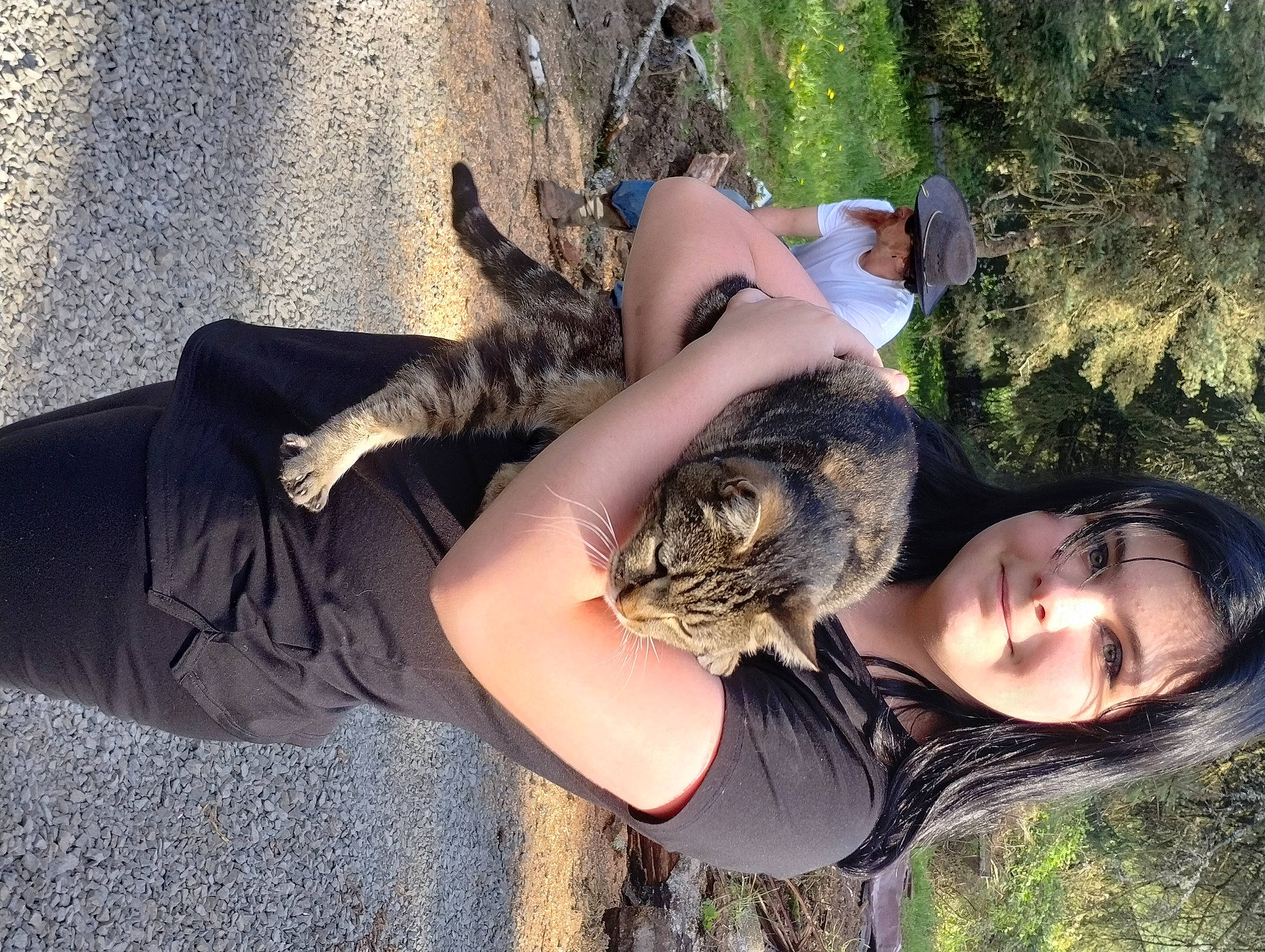 Sorai joined the competition — help win amazing prizes! eyewear, fawn, felidae, fun, fur, grass, happy, headwear, human_leg, joy, leisure, people_in_nature, person, reptile, small_to_medium_sized_cats, smile, sunglasses, tail, terrestrial_animal, thigh