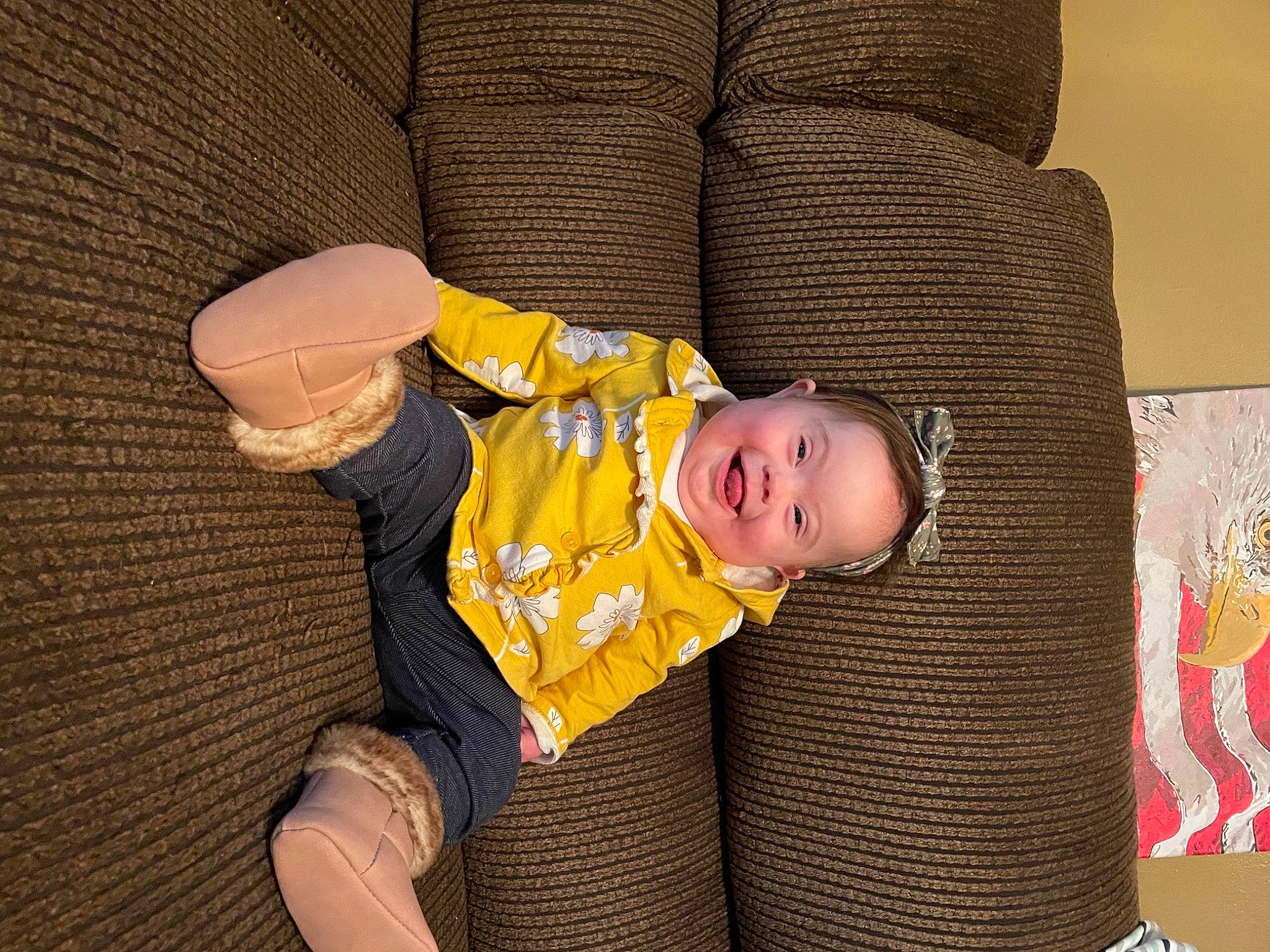 Adara joined the competition — help win amazing prizes! baby, baby_products, baby_safety, baby_toddler_clothing, cheek, child, comfort, couch, eye, head, headgear, joy, linens, person, room, sitting, skin, sleep, sleeve, toddler