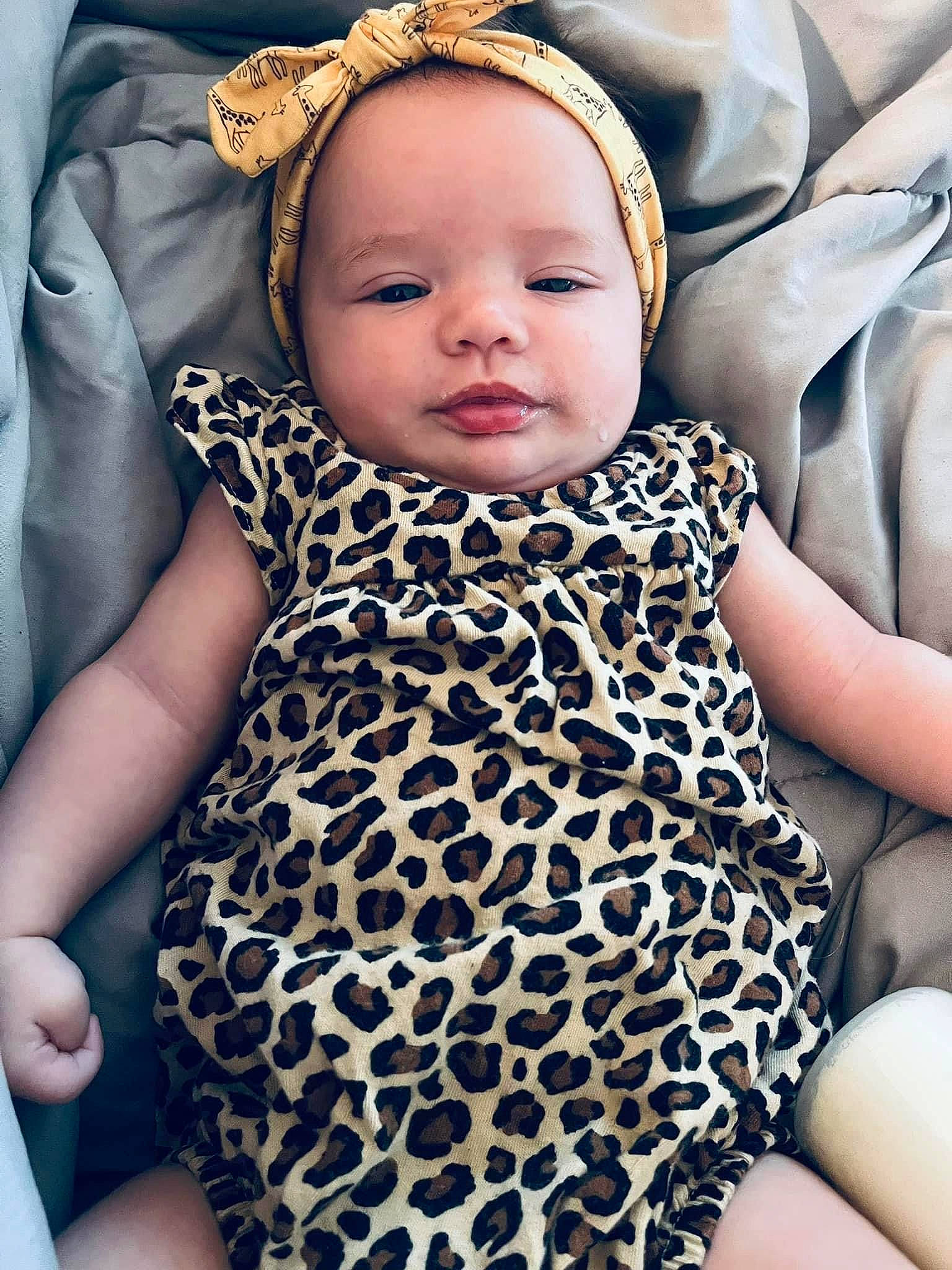 Karlee joined the competition — help win amazing prizes! baby, baby_toddler_clothing, comfort, cool, dress, eye, eyelash, face, finger, happy, head, iris, neck, organ, outerwear, pattern, person, photograph, skin, sleeve