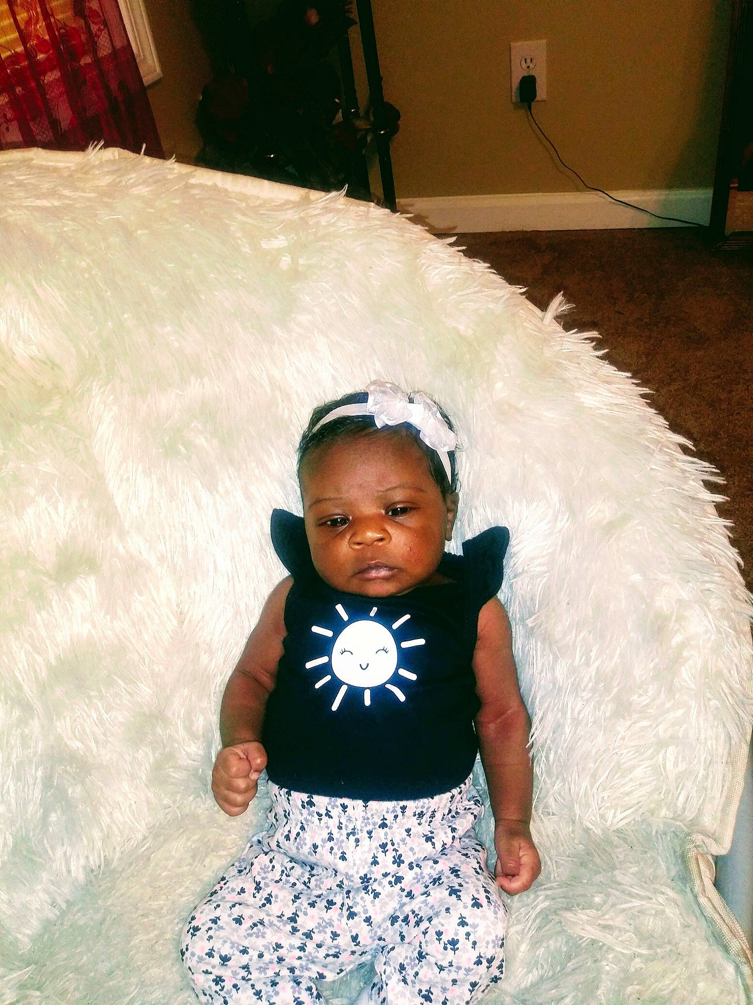 Melia joined the competition — help win amazing prizes! child, day, fun, girl, hair_accessory, headgear, infant, material, person, product, smile, textile, toddler