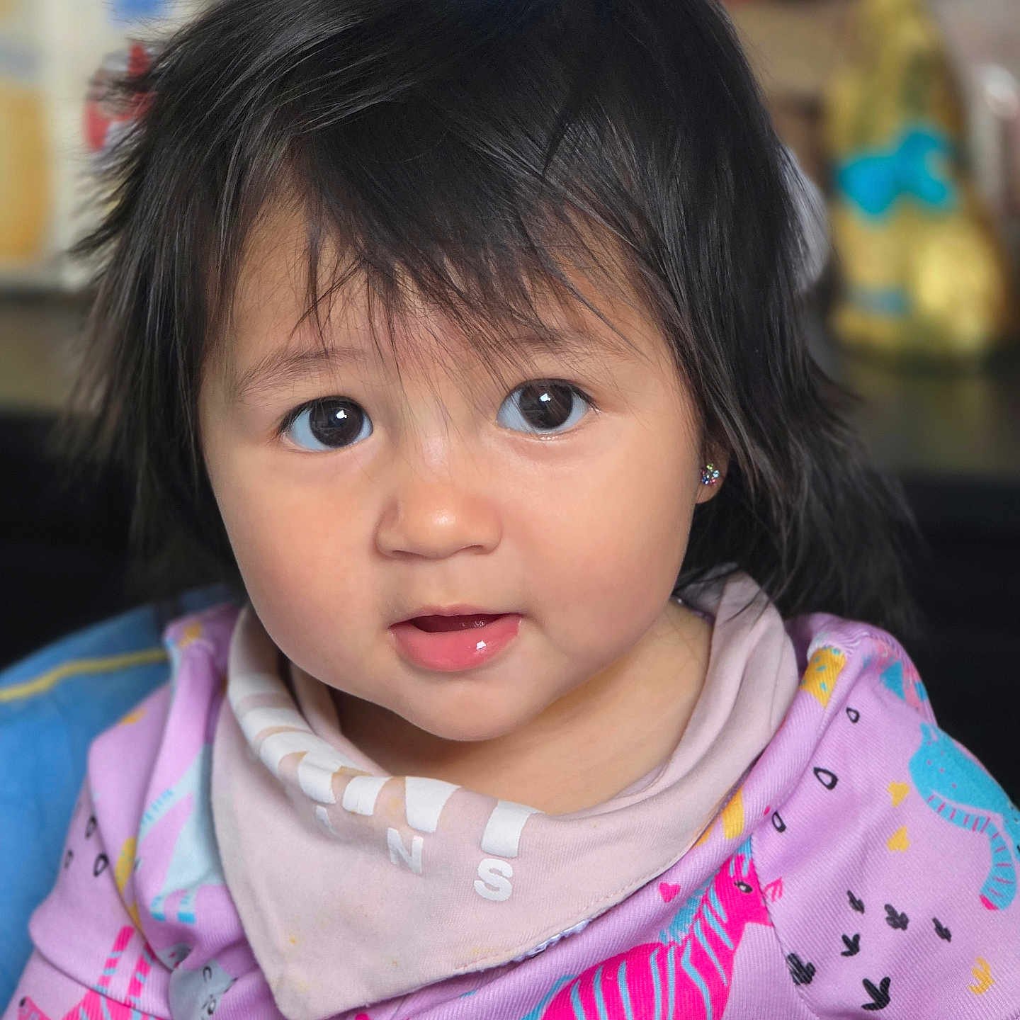 Sybil is registered to the contest to win money with this photo: blackhair, bodypart, child, clothing, dress, face, female, finger, girl, hair, hand, happy, head, mouth, person, photography, portrait, scarf, shoulder, smile