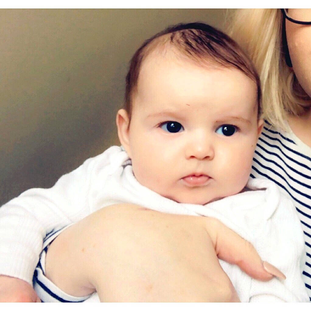 Gracie-may joined the competition — help win amazing prizes! cheek, child, chin, ear, infant, neck, nose, person, product, skin, toddler