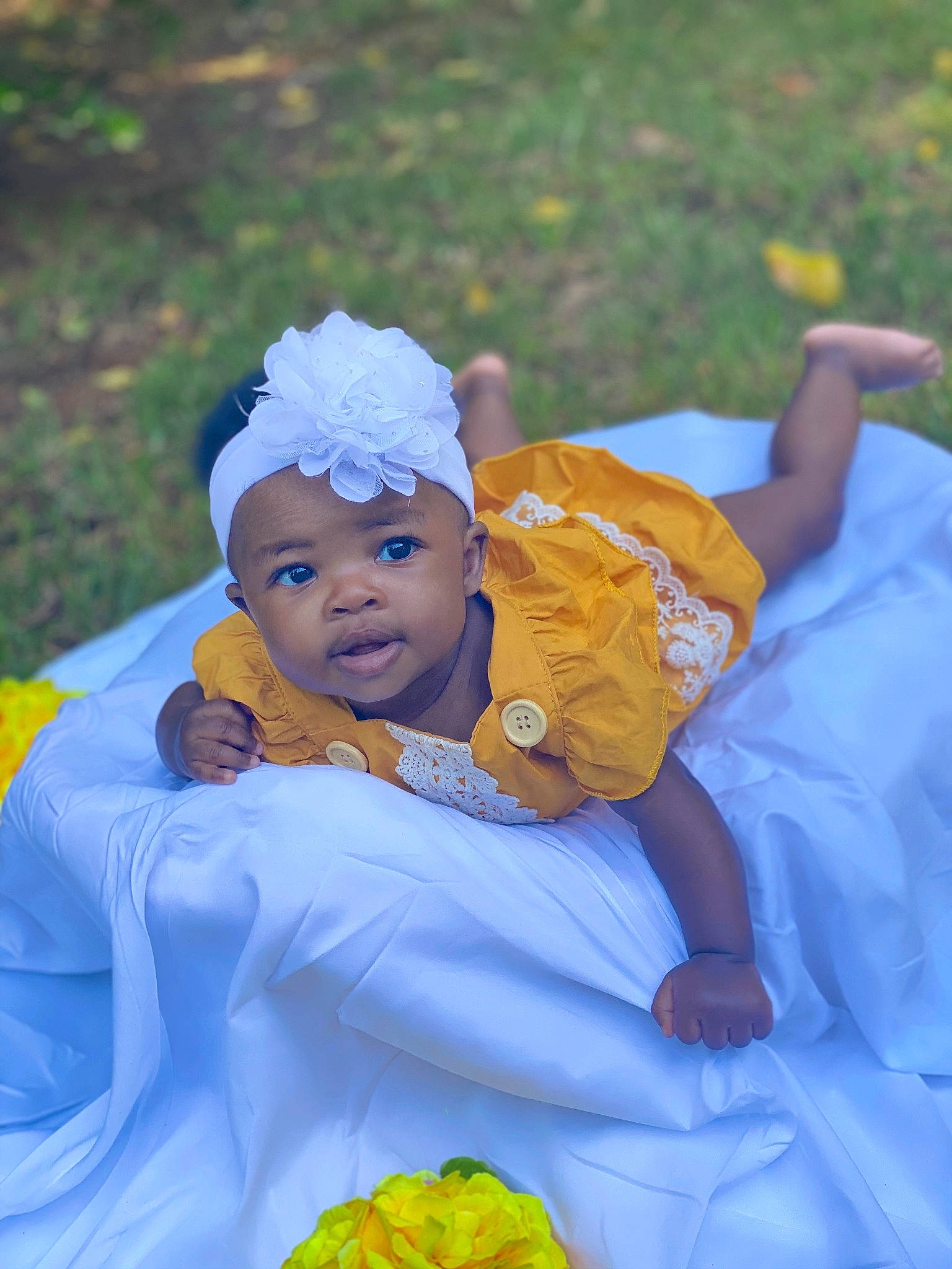 Denver joined the competition — help win amazing prizes! baby, child, fun, happy, headwear, person, smile, toddler, yellow