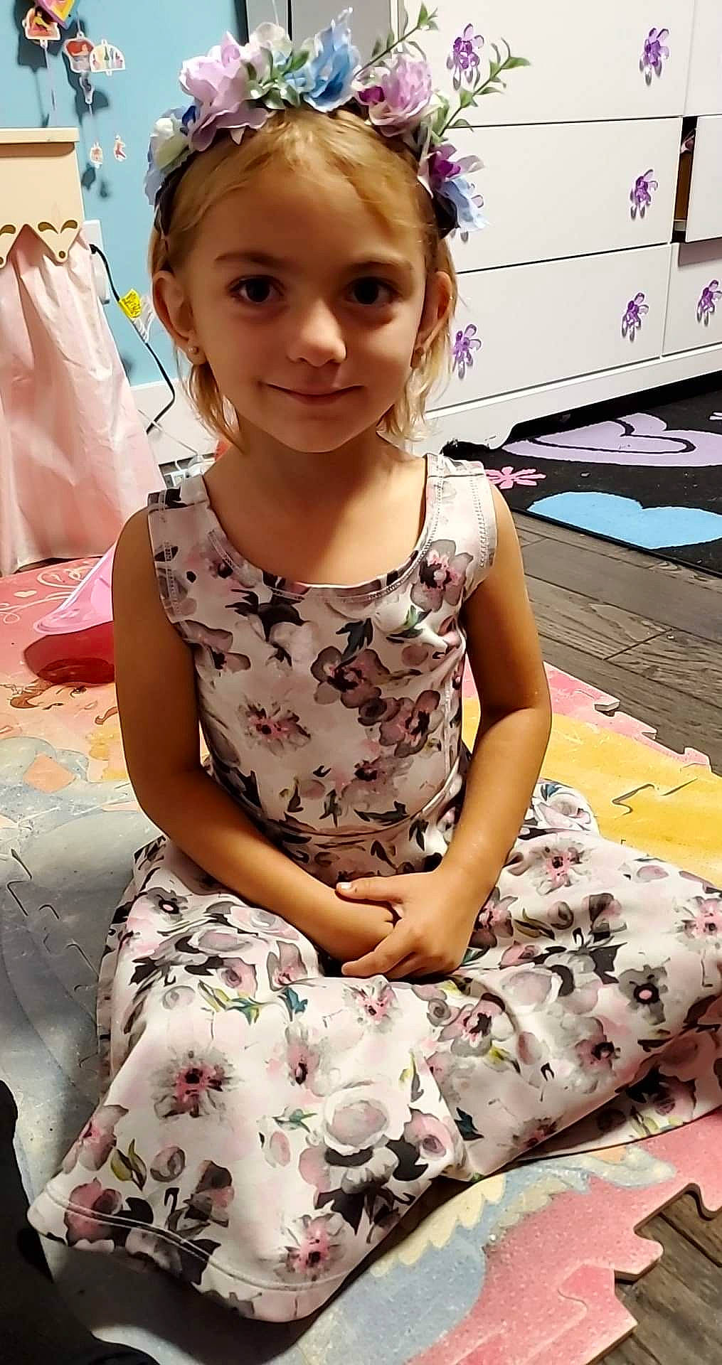 Terra joined the competition — help win amazing prizes! baby_toddler_clothing, beauty, child, day_dress, dress, event, face, facial_expression, fashion_design, fun, hairstyle, happy, human_leg, joy, pattern, person, pink, skin, sleeve, smile