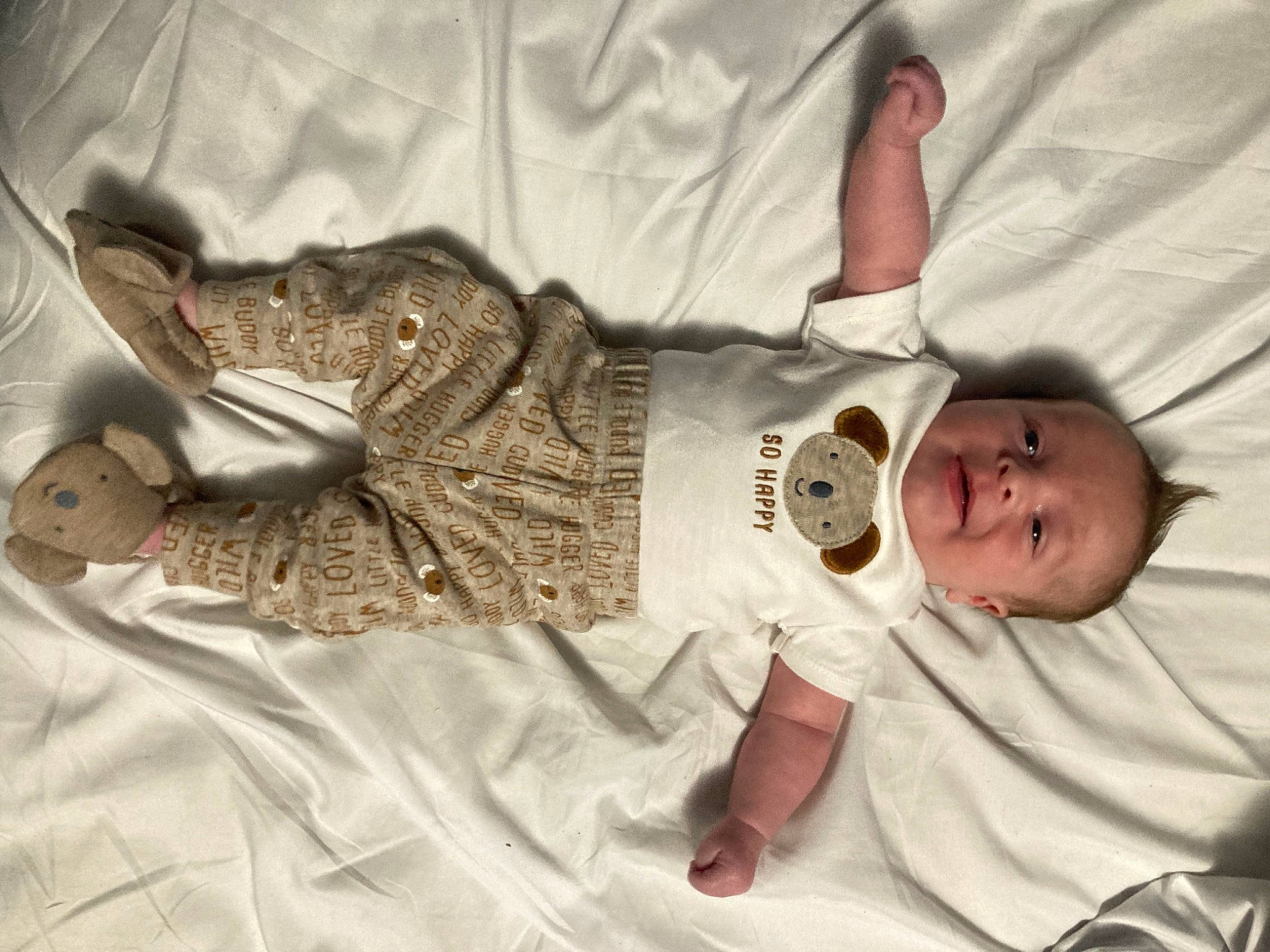 Maverick joined the competition — help win amazing prizes! baby, baby_products, baby_safety, baby_sleeping, baby_toddler_clothing, bed, bedding, child, comfort, hat, jewellery, linens, mammal, pattern, person, product, room, sleeve, smile, textile