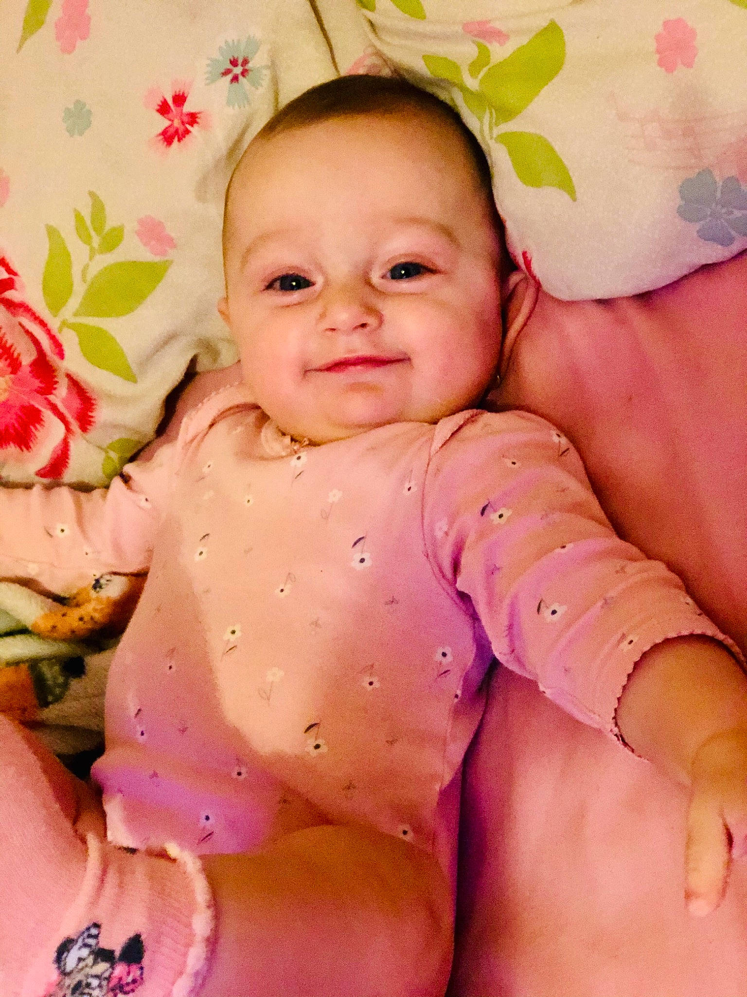 Beatrice joined the competition — help win amazing prizes! baby, beauty, cheek, child, eye, face, happy, head, joy, lip, person, pink, skin, smile, toddler