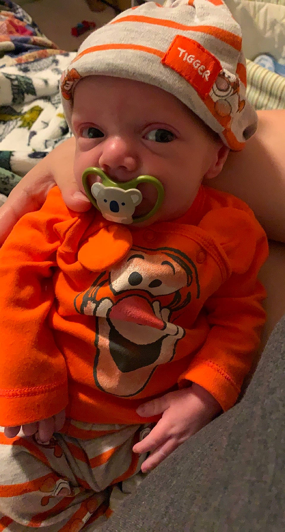 Waylon is registered to the contest to win money with this photo: baby, baby_toddler_clothing, cap, cheek, child, eye, face, fun, happy, head, headgear, headwear, human_body, mouth, nose, organ, person, personal_protective_equipment, product, skin