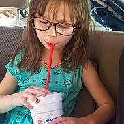 Grace June joined the competition — help win amazing prizes! arm, blond, brown_hair, child, cool, eyewear, girl, glasses, hair, hairstyle, health_beauty, human_hair_color, long_hair, product, smile, toddler, vision_care