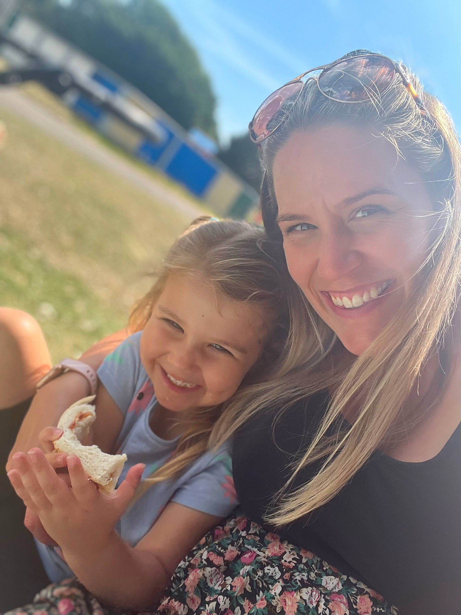 Evie-rose joined the competition — help win amazing prizes! eye, face, flash_photography, fun, gesture, grass, happy, head, iris, joy, leisure, lip, long_hair, people_in_nature, person, plant, recreation, skin, sky, smile