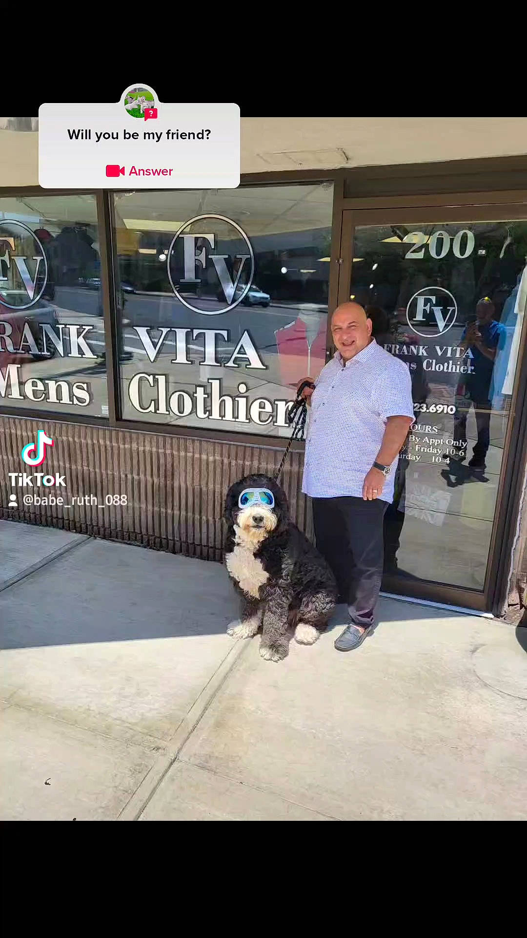 Babe Ruth joined the competition — help win amazing prizes! advertising, automotive_design, automotive_exterior, canidae, carnivore, companion_dog, cool, dog, dog_breed, eyewear, font, fun, fur, logo, metal, road, signage, sporting_group, street, t_shirt