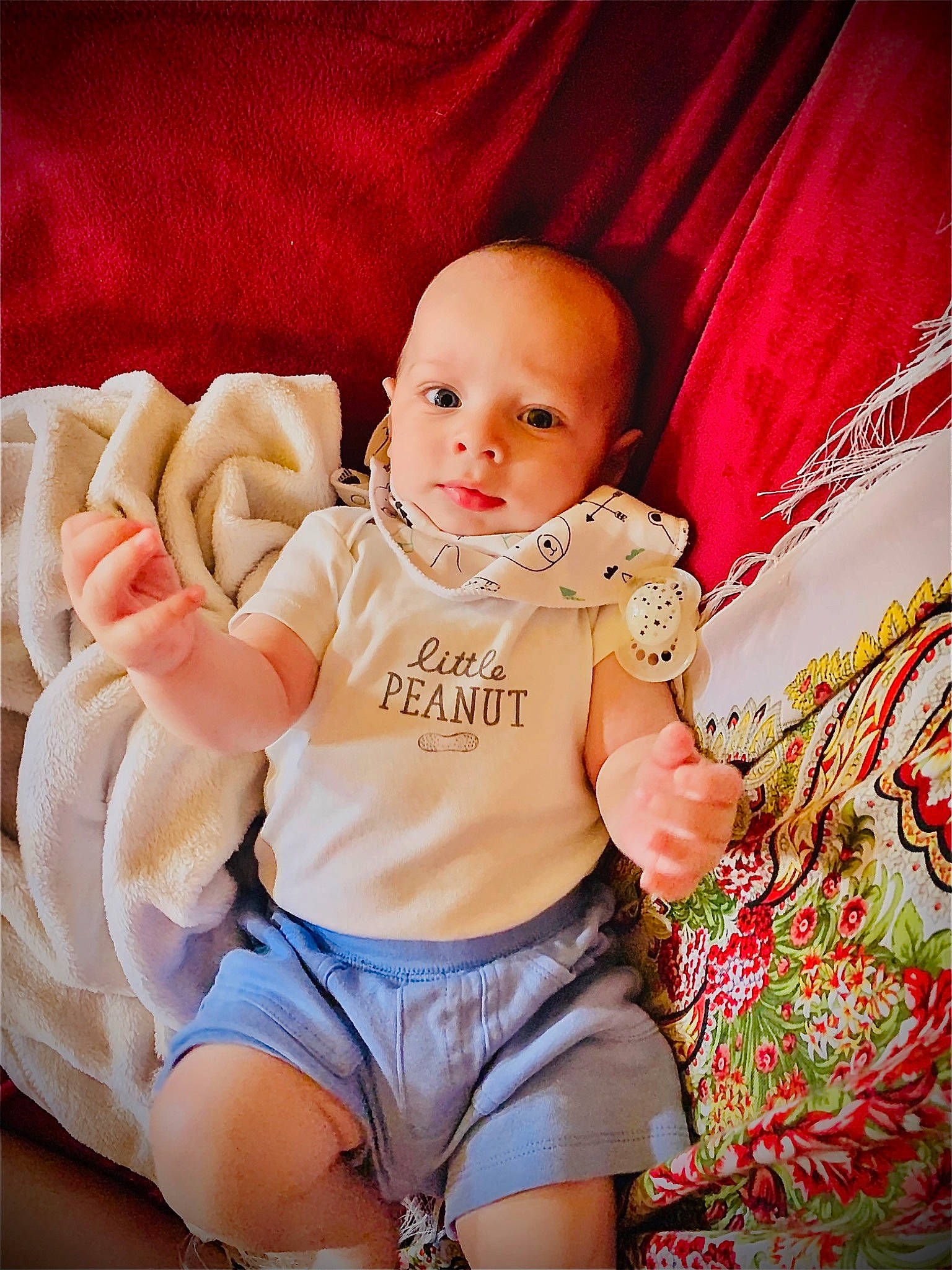 Boone joined the competition — help win amazing prizes! abdomen, baby, baby_toddler_clothing, chest, child, comfort, event, happy, human_body, human_leg, leg, nail, navel, person, pink, skin, stomach, thigh, thumb, toddler