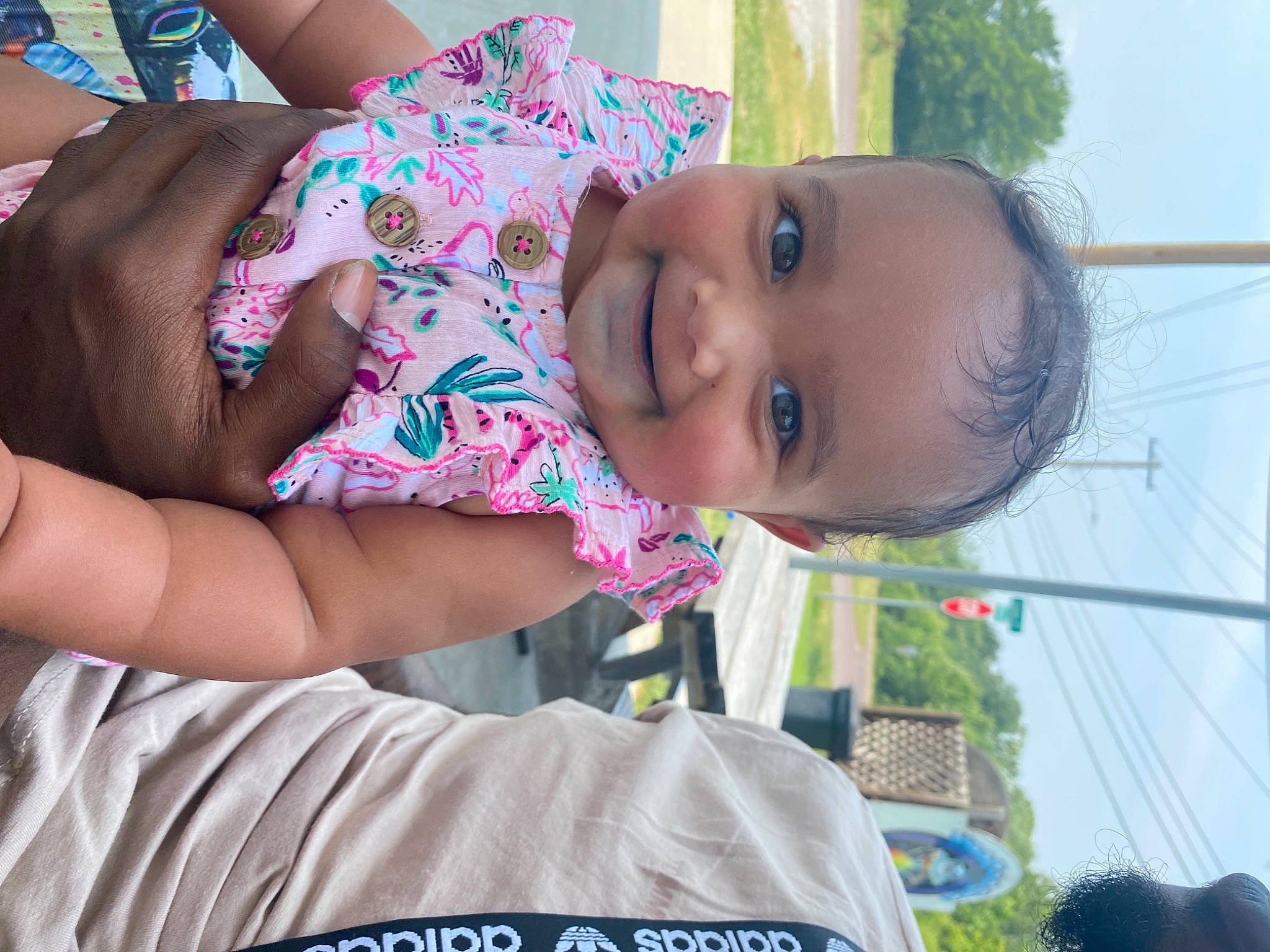 Kenzley joined the competition — help win amazing prizes! baby_toddler_clothing, child, facial_expression, fun, grass, green, happy, joy, leisure, lip, mouth, people, person, plant, skin, sky, smile, summer, toddler, tree